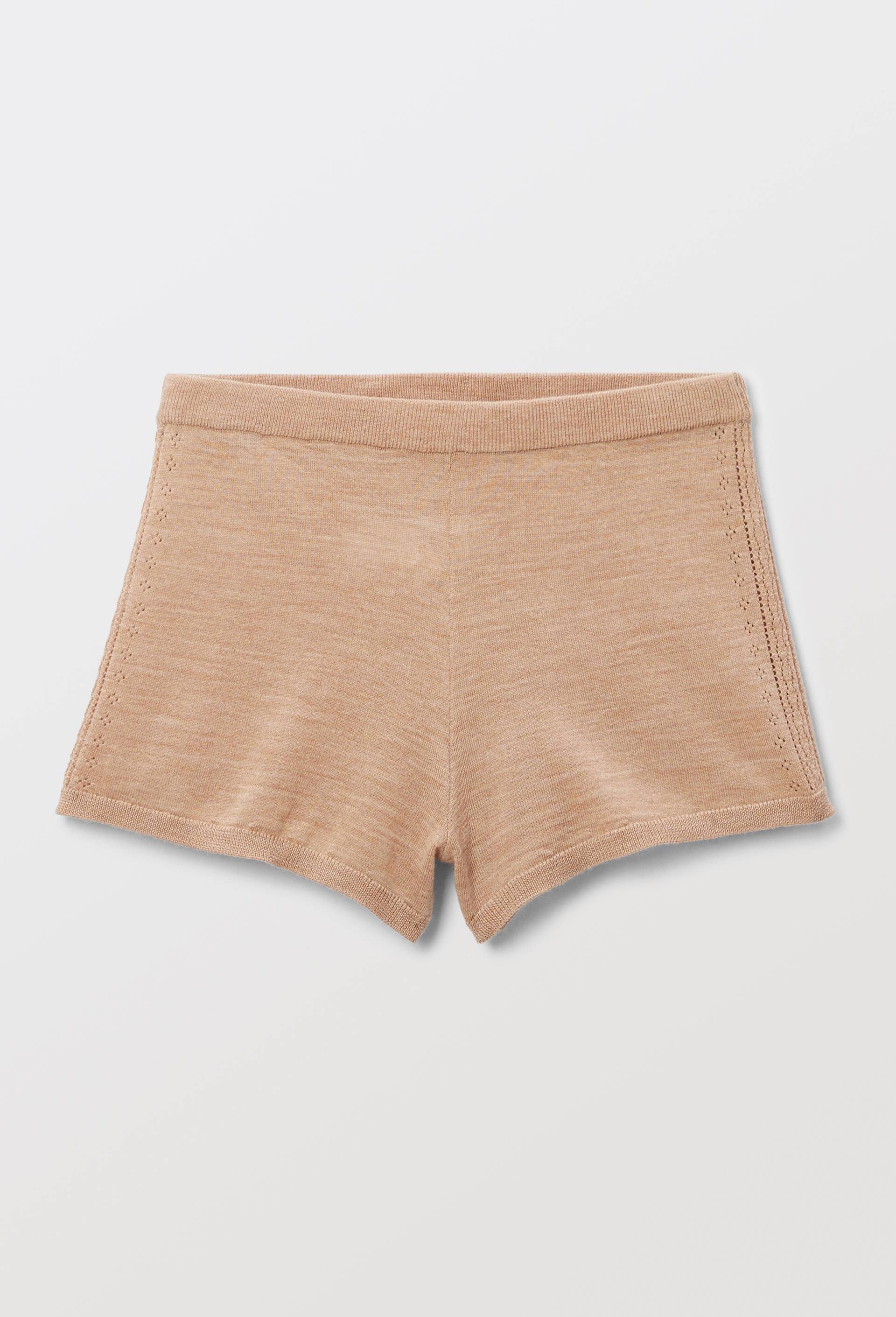 Short en laine, Beige, large image number 3