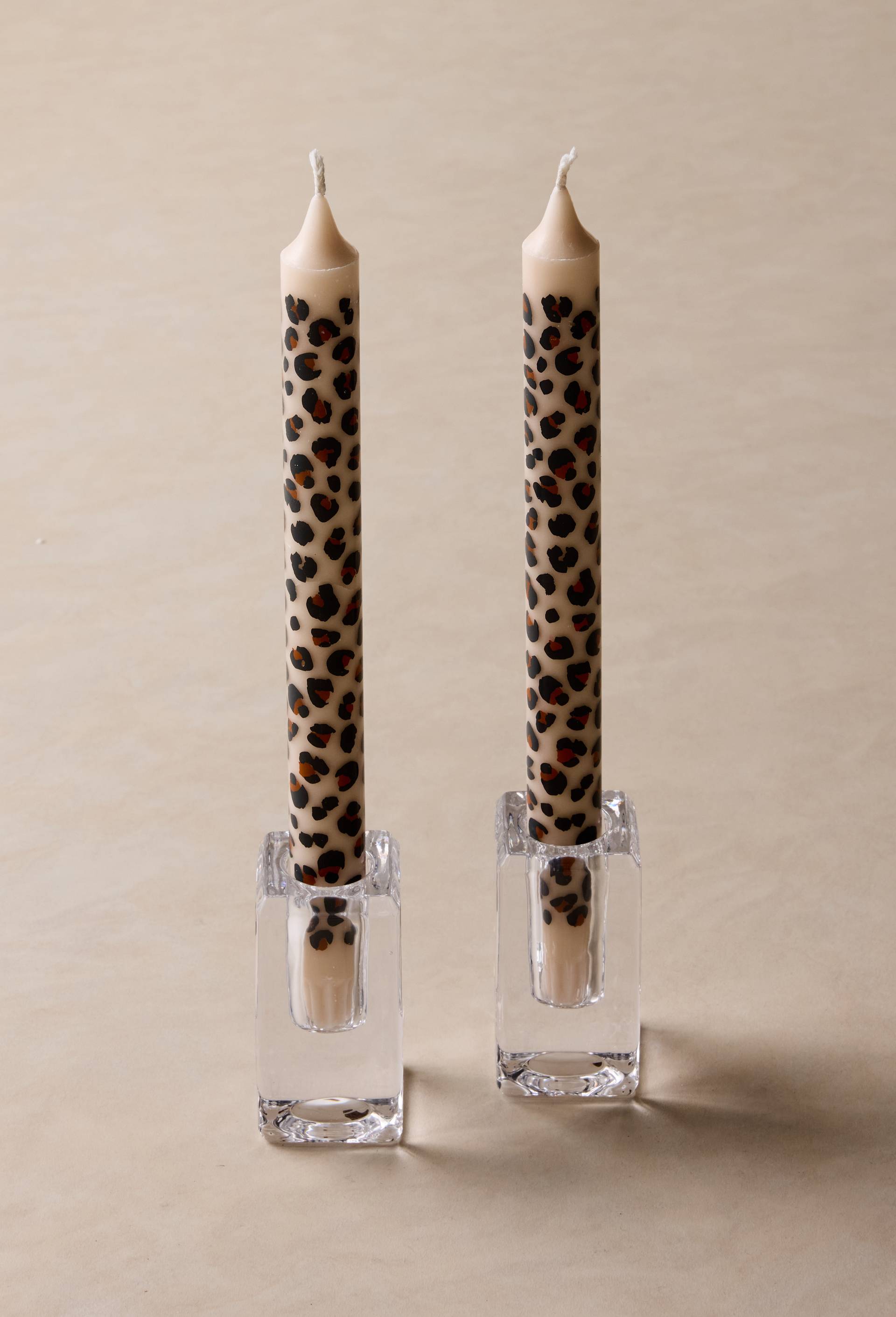 Lot de 2 bougies, 25cm, Blanc, swatch image