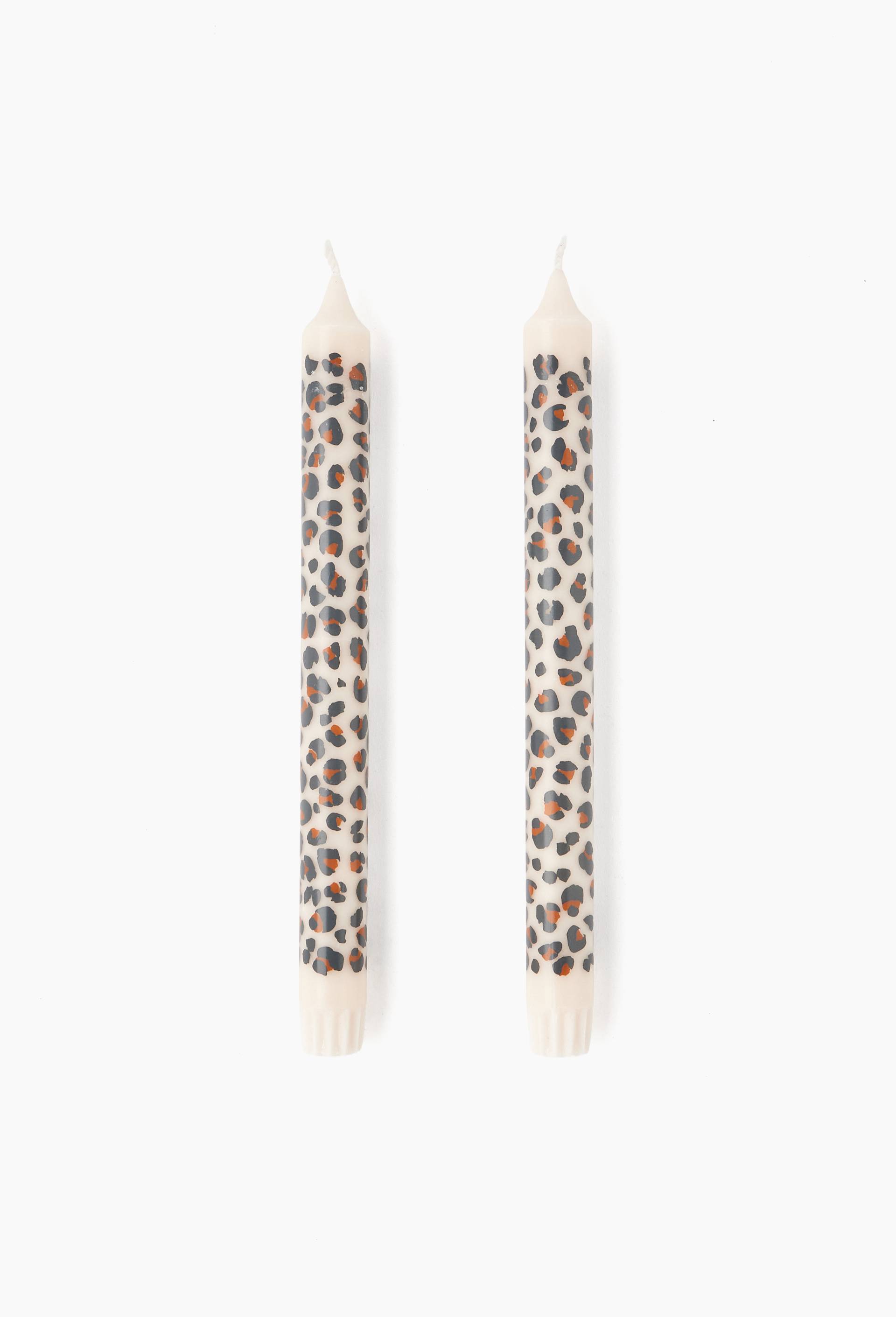 Lot de 2 bougies, 25cm, Blanc, large image number 1.0