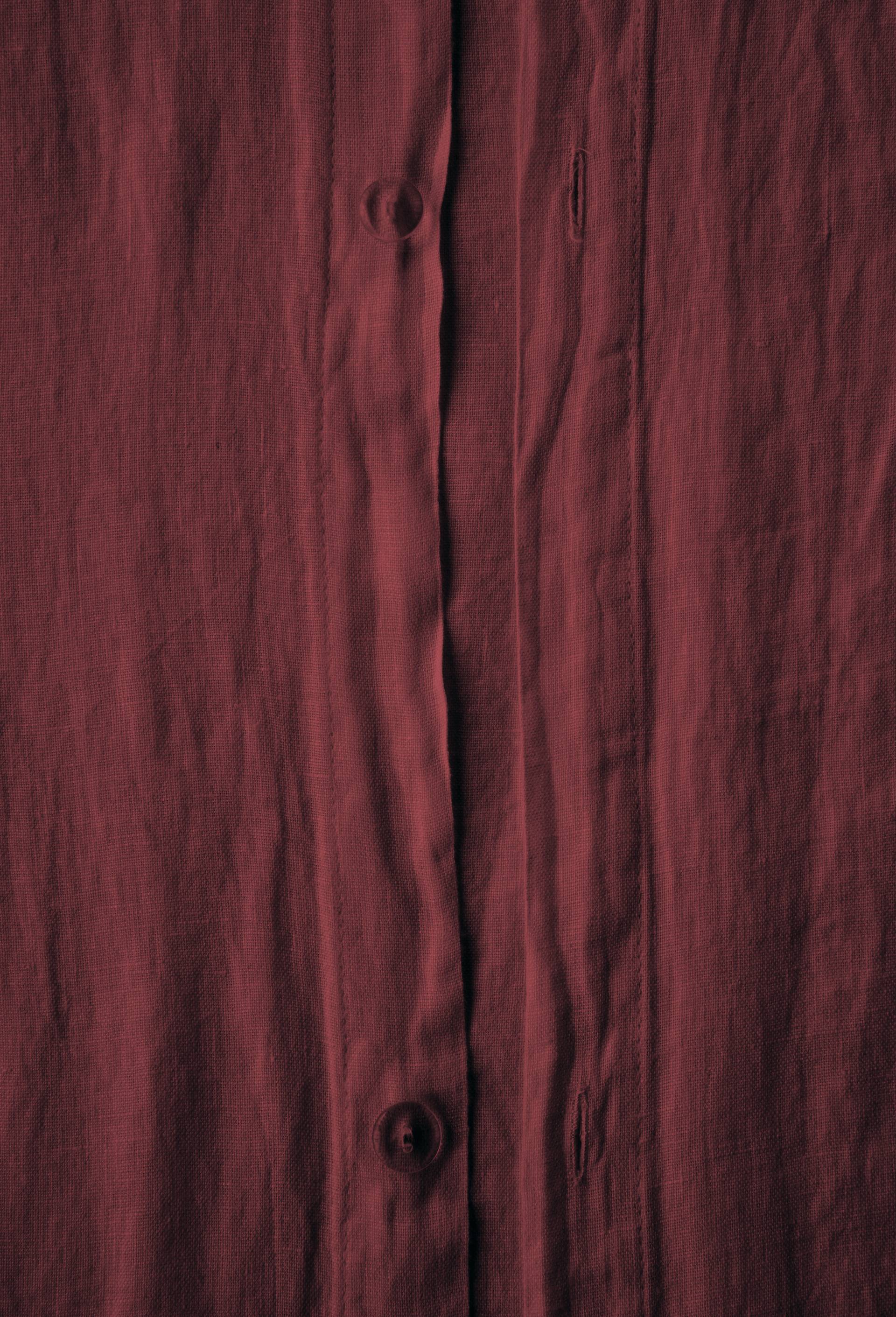 Housse de couette, 100% lin, Rouge fonc&eacute;, large image number 3