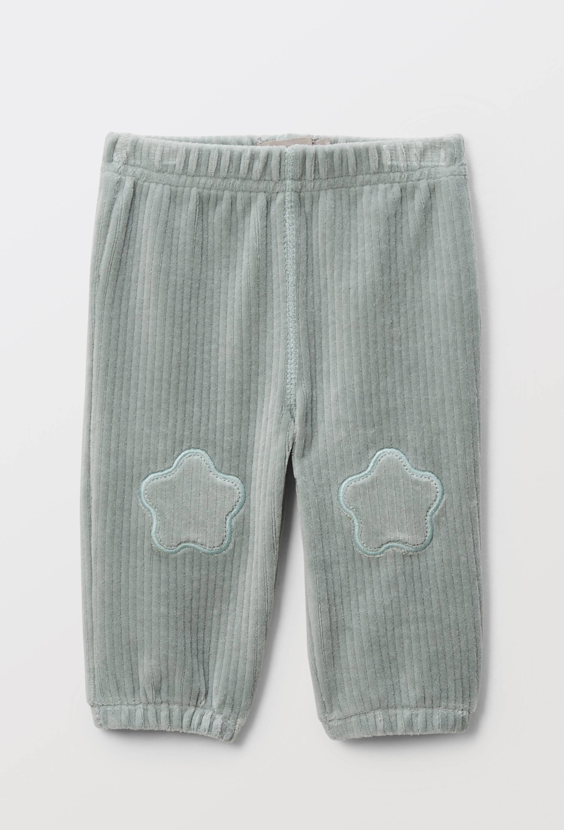 Pantalon long en velours, Vert fonc&eacute;, large image number 0