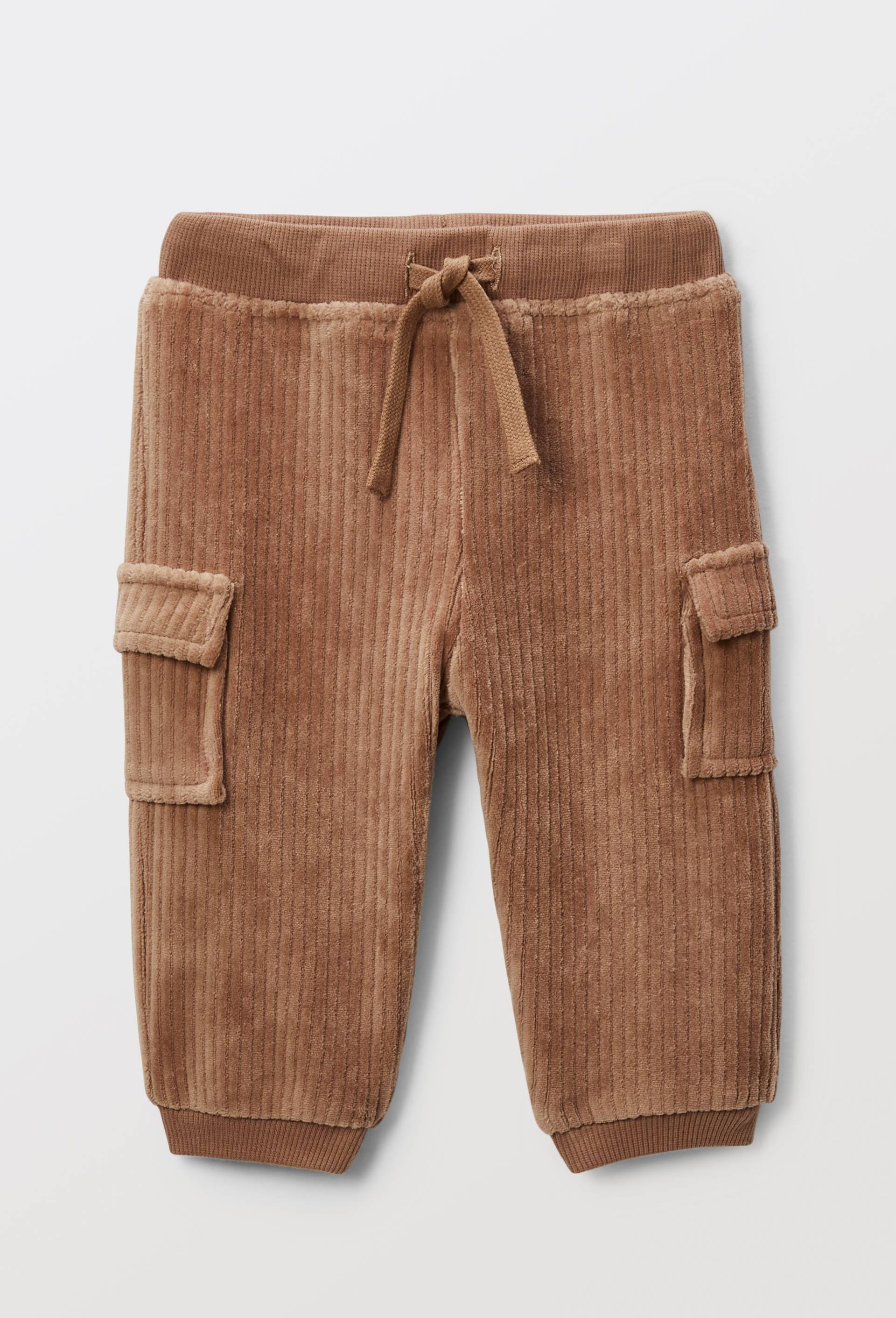 Pantalon long en velours, Brun clair, large image number 0.0