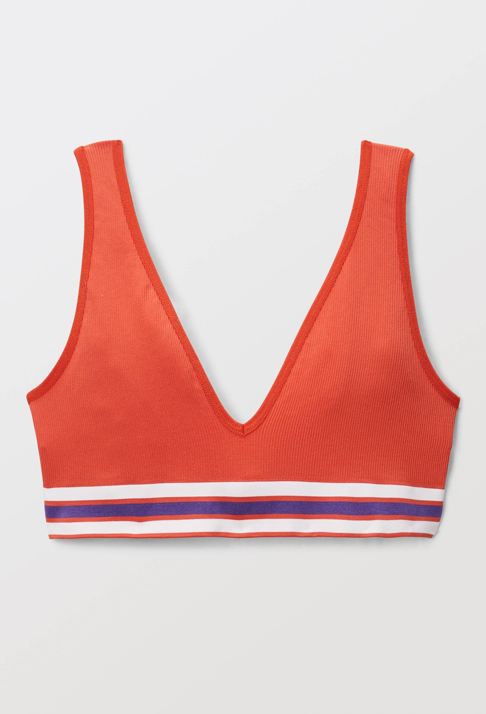 Brassi&egrave;re SERENA sans coutures, Orange, large image number 2