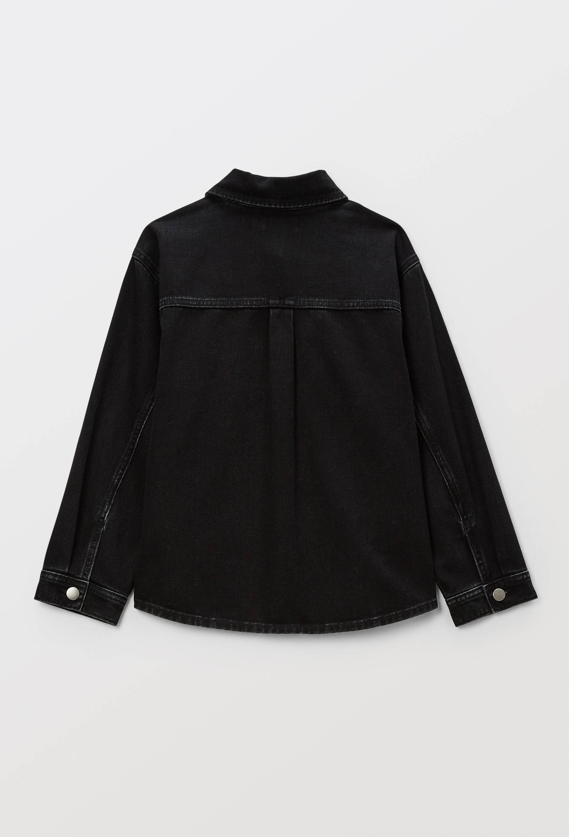 Surchemise en jean, Noir, large image number 2