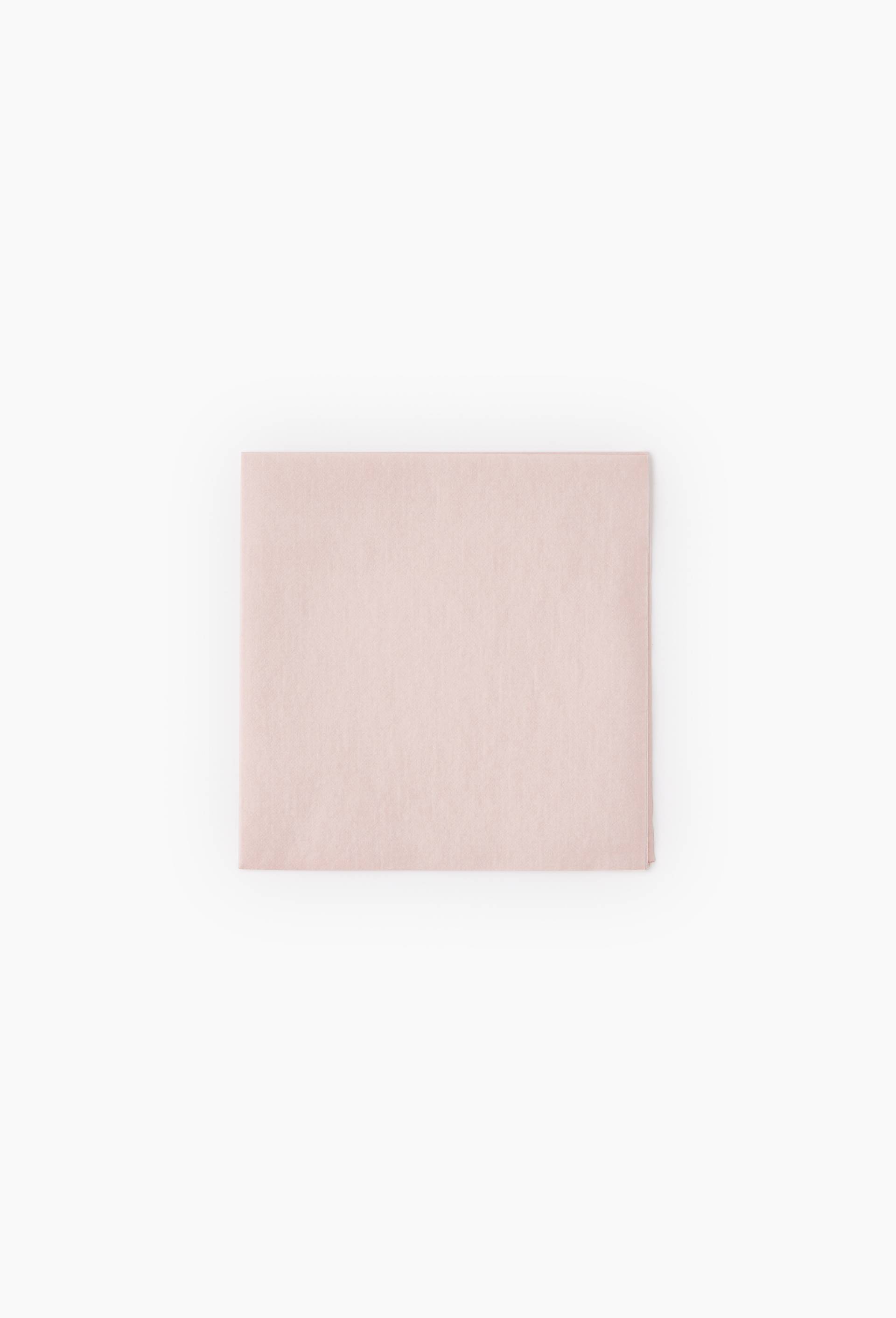 20 serviettes en papier uni, 25x25cm, , large image number 0