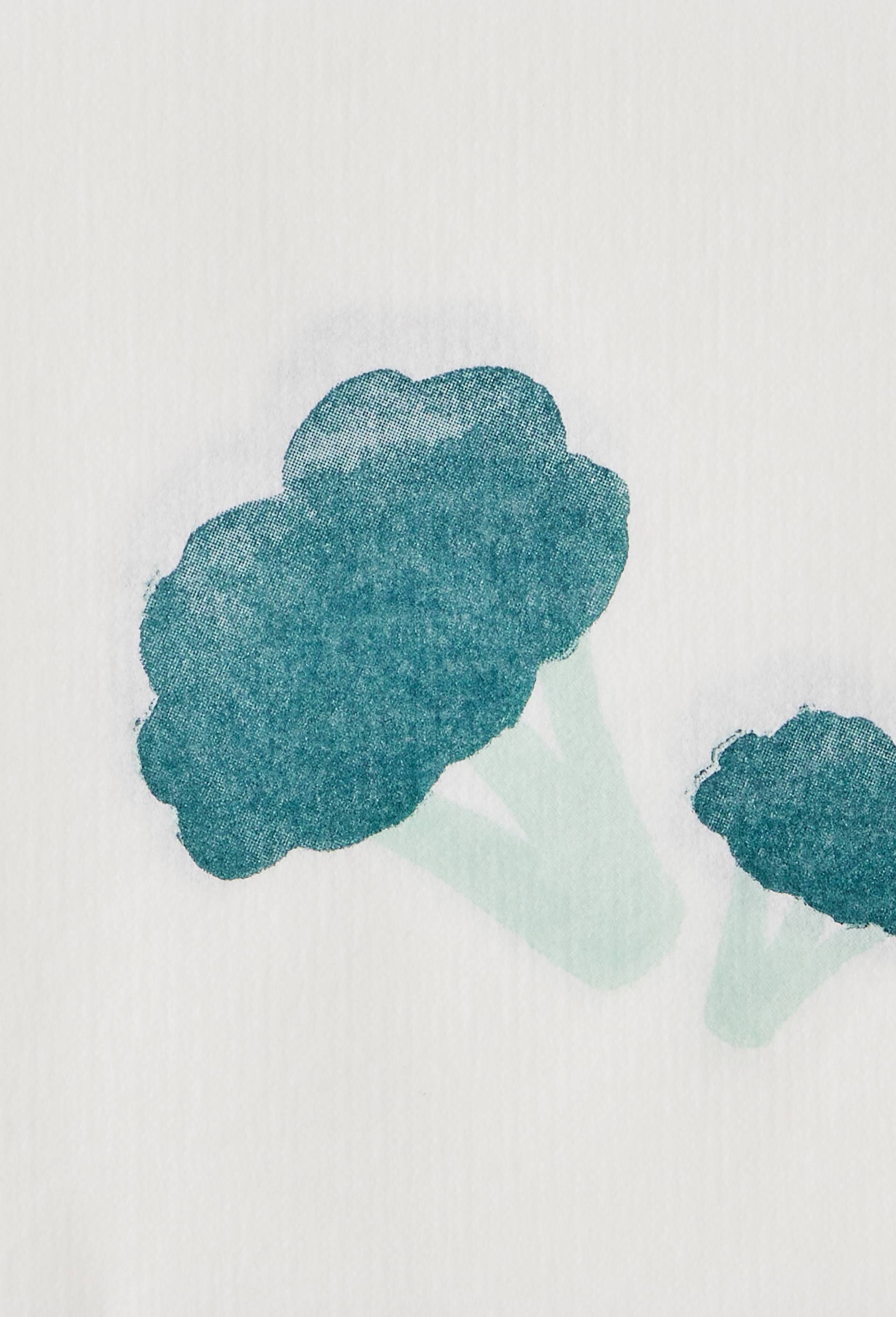 20 serviettes en papier imprim&eacute; brocoli 25x25cm,, , large image number 1.0