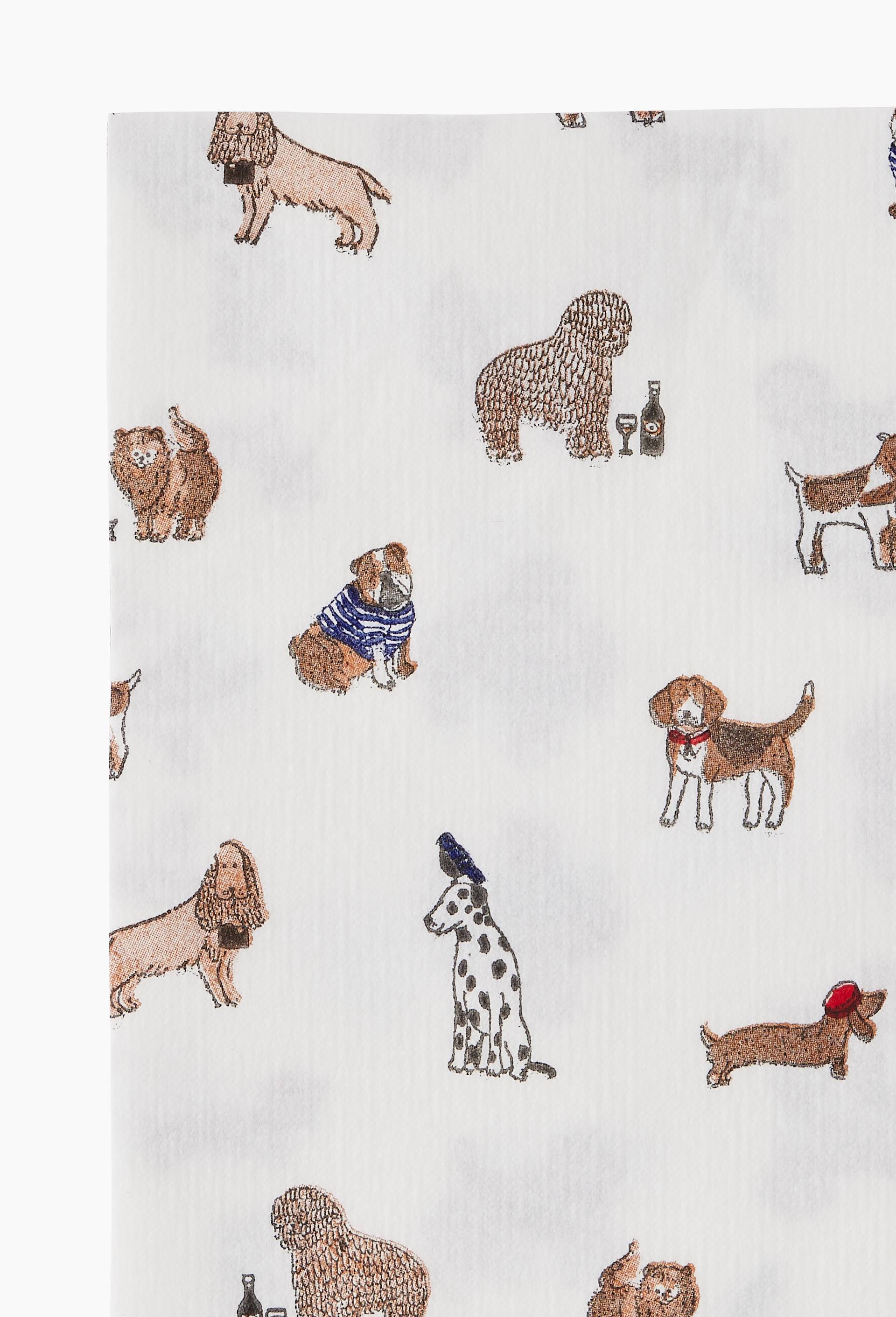 20 serviettes 40X40cm, imprim&eacute; chiens, , large image number 1.0