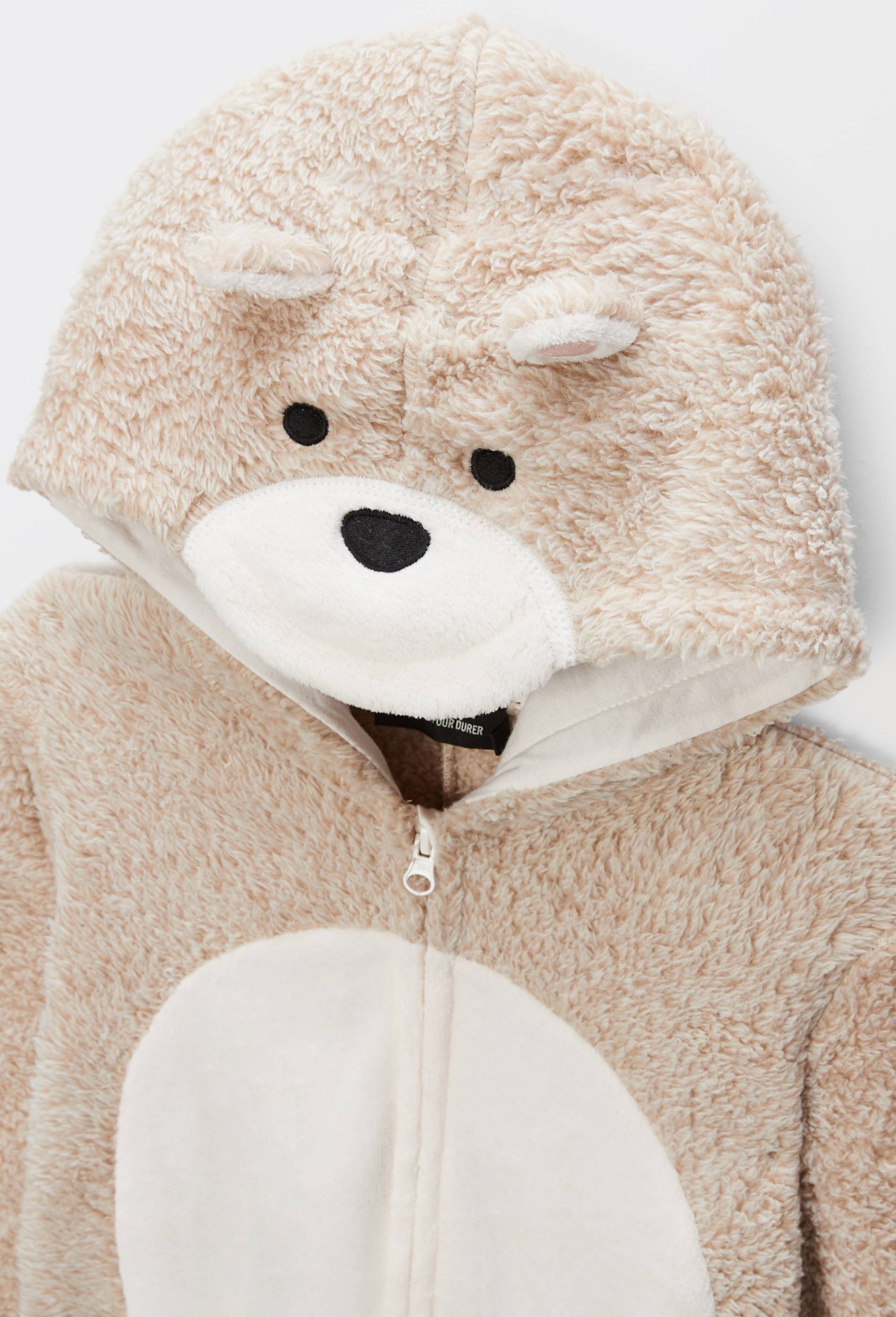Combinaison nounours en polaire, Beige, large image number 2