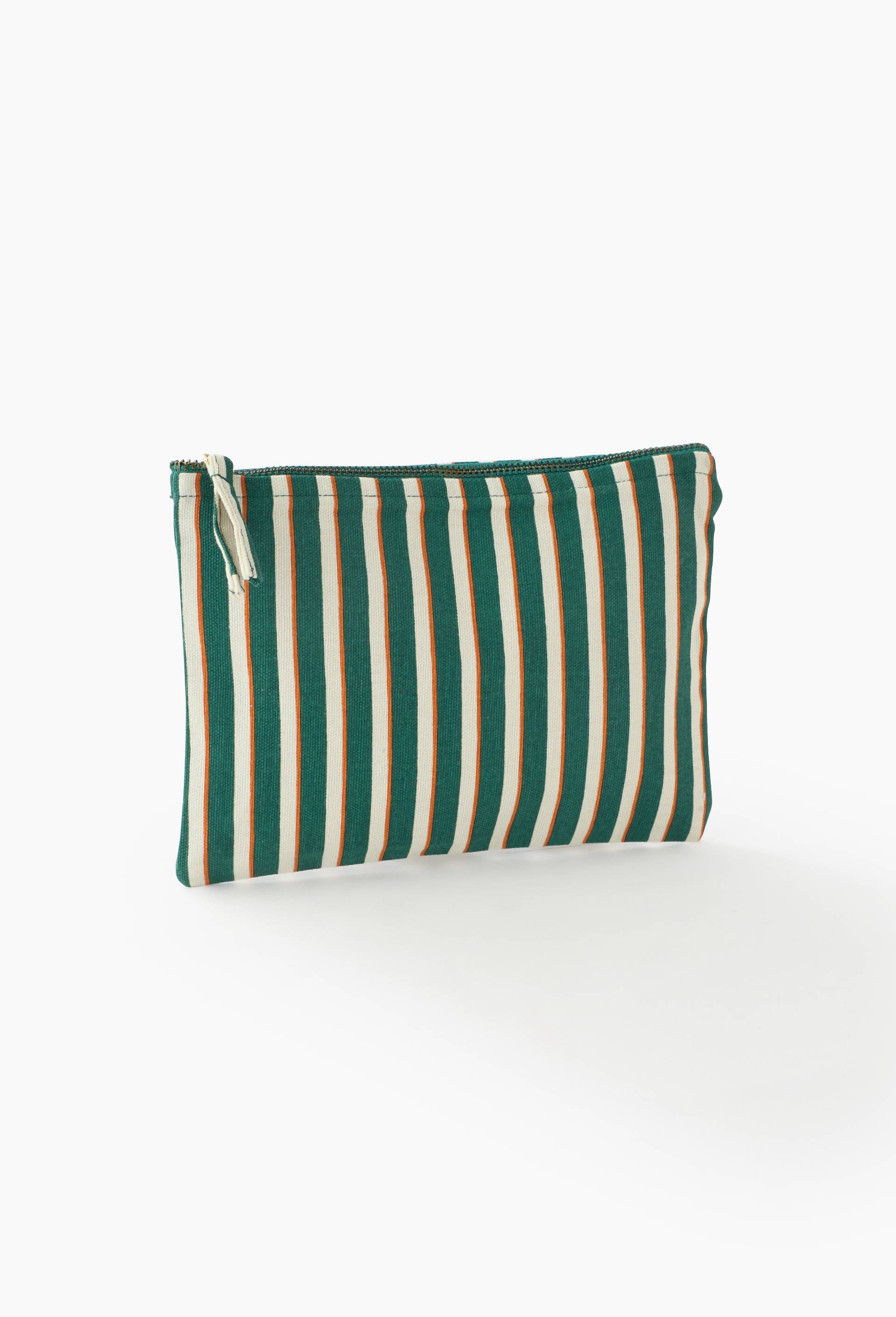 Trousse A5 - plate VERT FONCE MONOPRIX