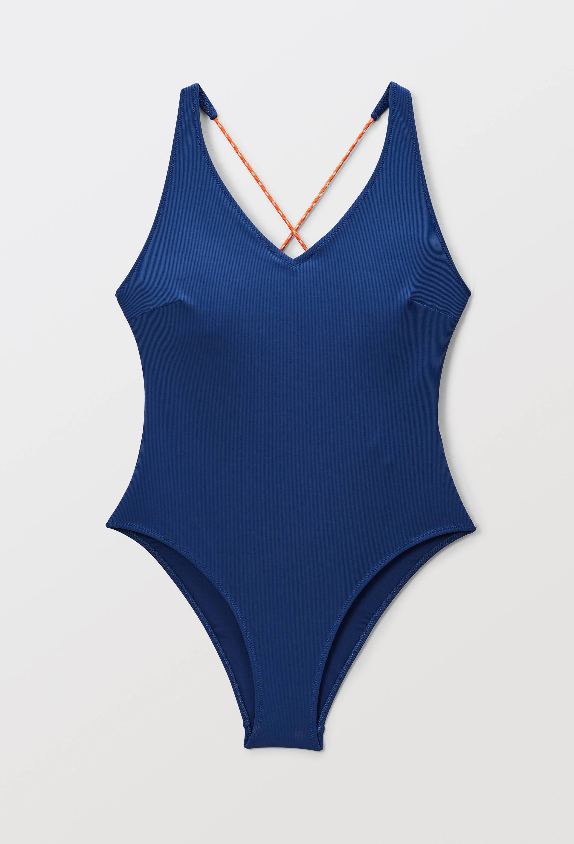 Maillot de bain 1 pi&egrave;ce JULIETTA, Bleu fonc&eacute;, large image number 3
