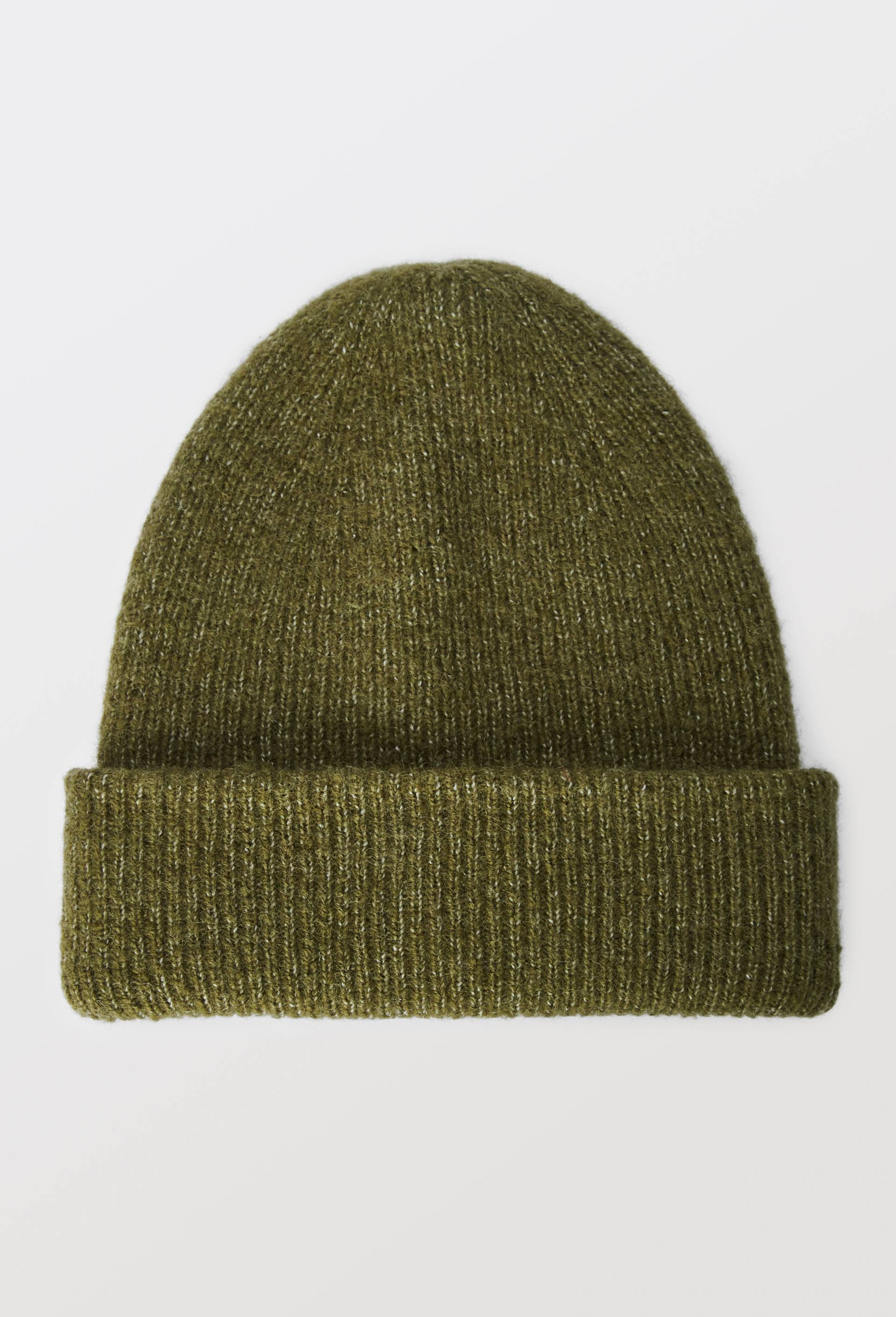 Bonnet &agrave; revers, Vert fonc&eacute;, swatch image