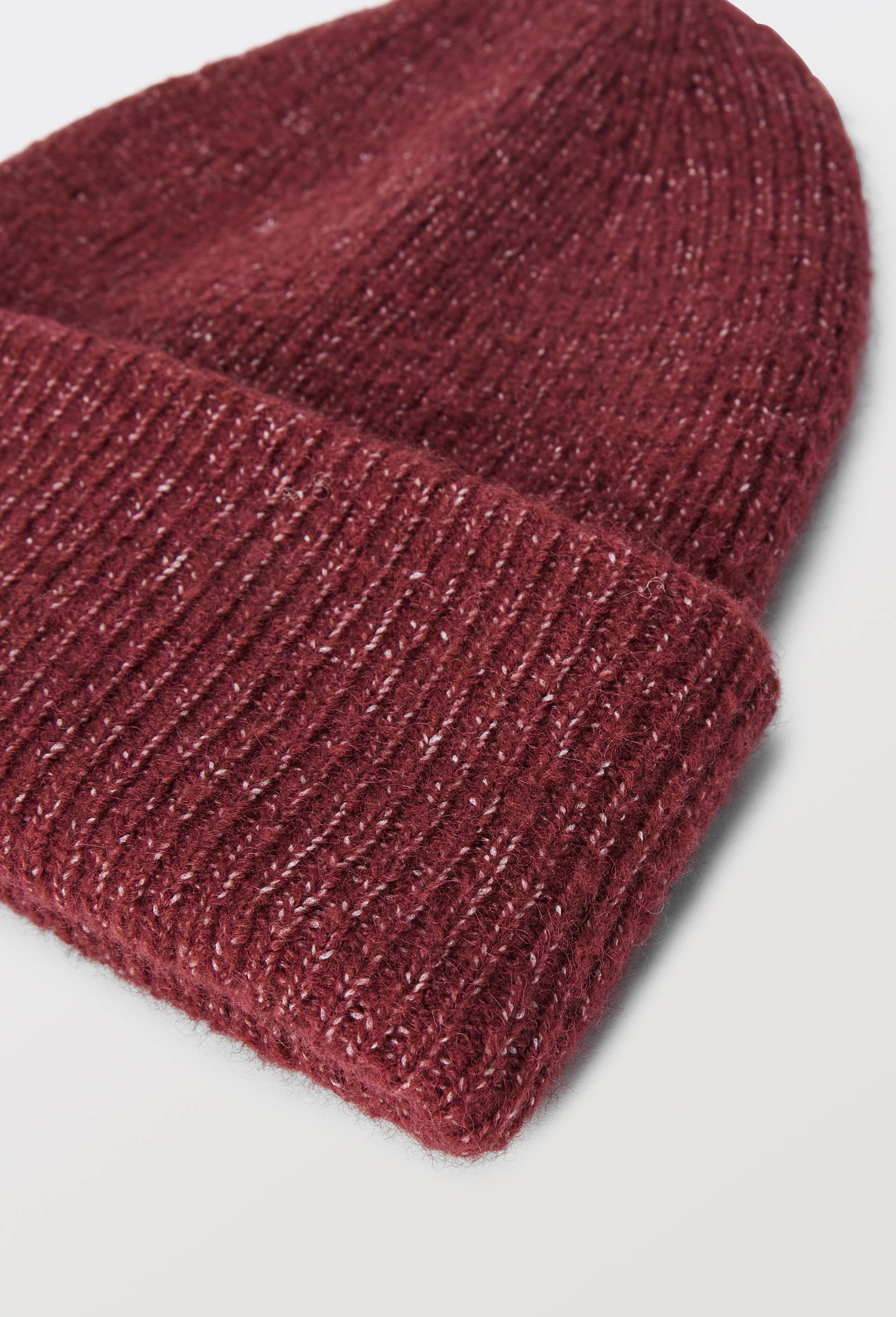 Bonnet &agrave; revers, Rouge fonc&eacute;, large image number 1.0