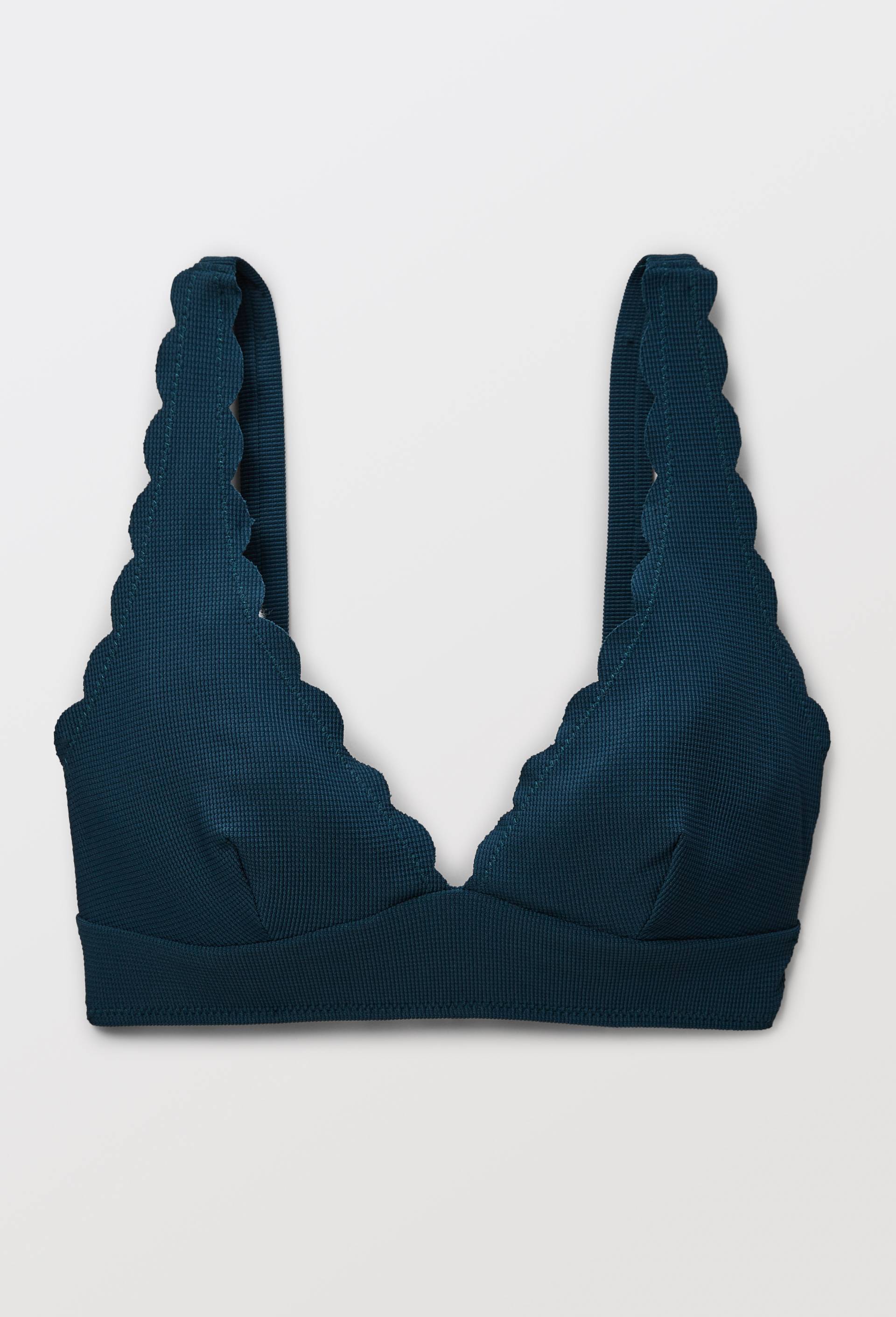 Haut de maillot de bain ZOE, mati&egrave;re recycl&eacute;e, Bleu, large image number 2