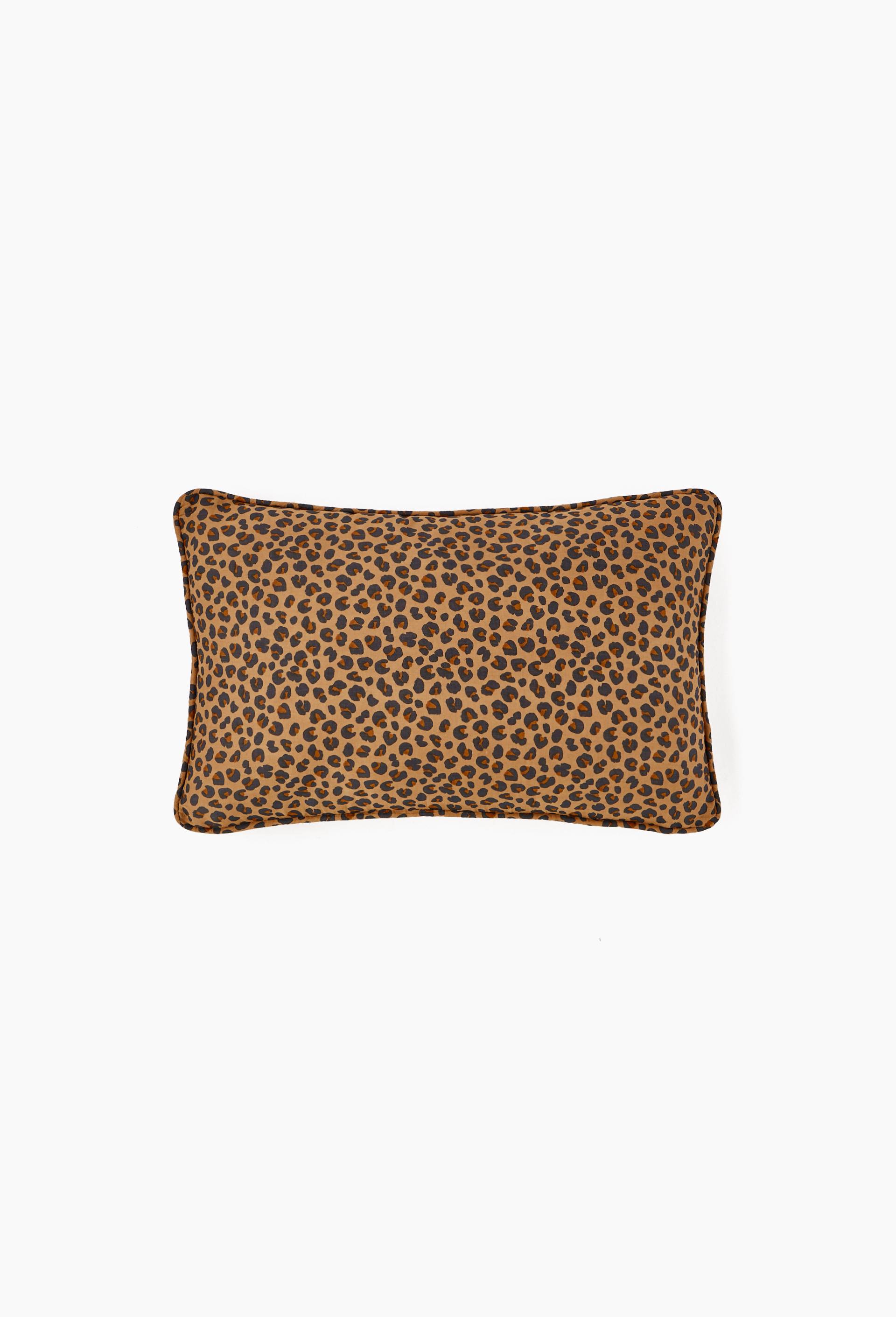 Coussin rectangulaire voile de coton, 30x50cm, 100% coton, Brun clair, large image number 0
