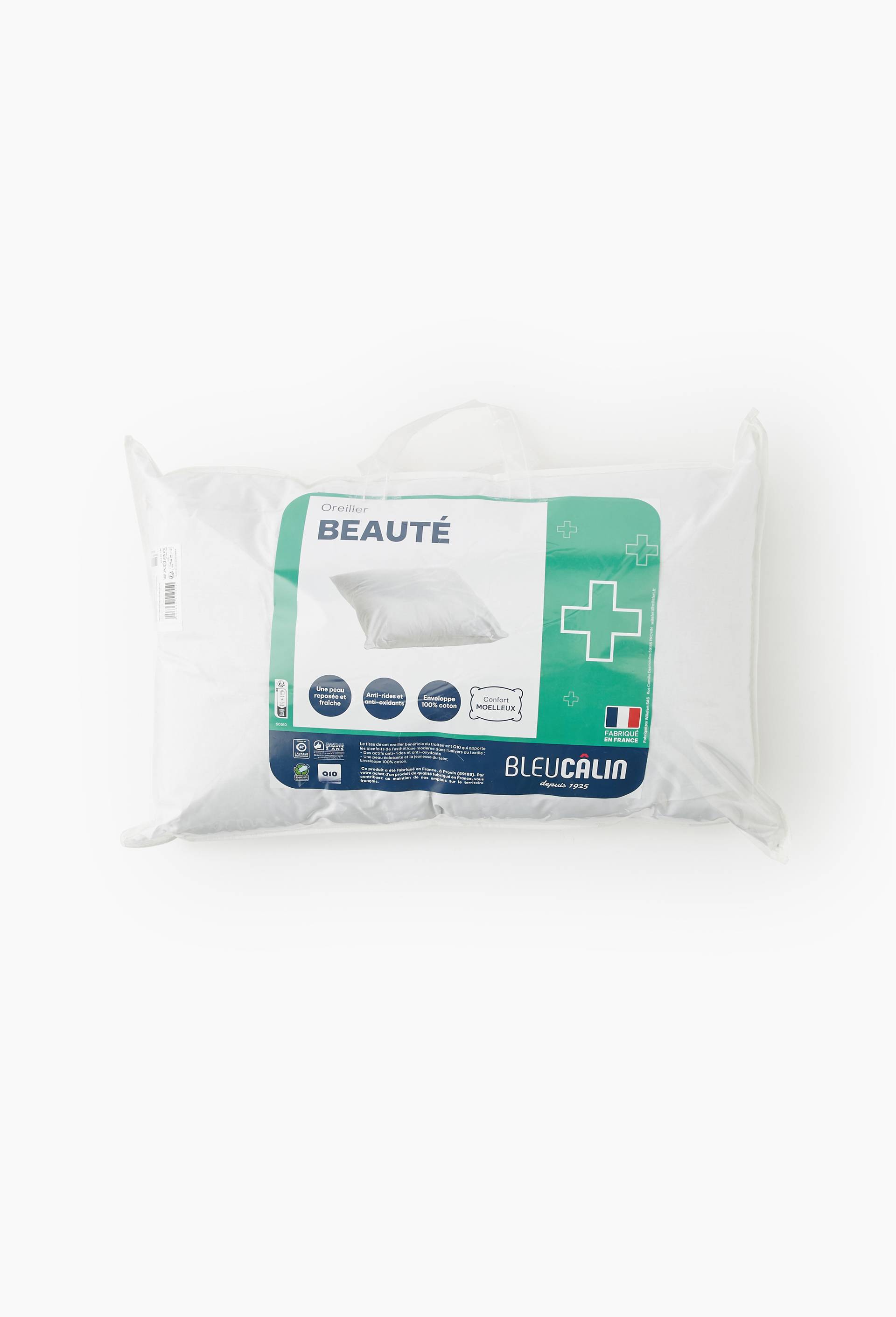 Oreiller "beaut&eacute;", 45x70cm, enveloppe 100% coton, garnissage 100% polyester, Blanc, large image number 1.0