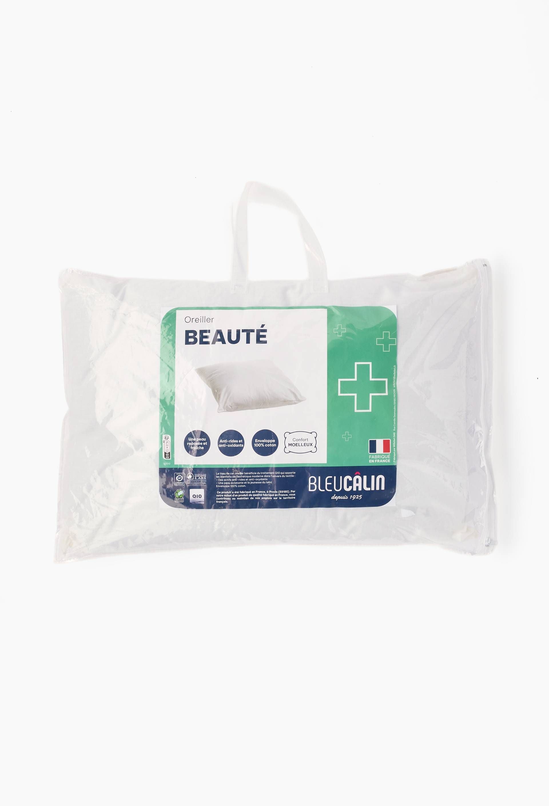 Oreiller "beaut&eacute;", 45x70cm, enveloppe 100% coton, garnissage 100% polyester, Blanc, large image number 2.0