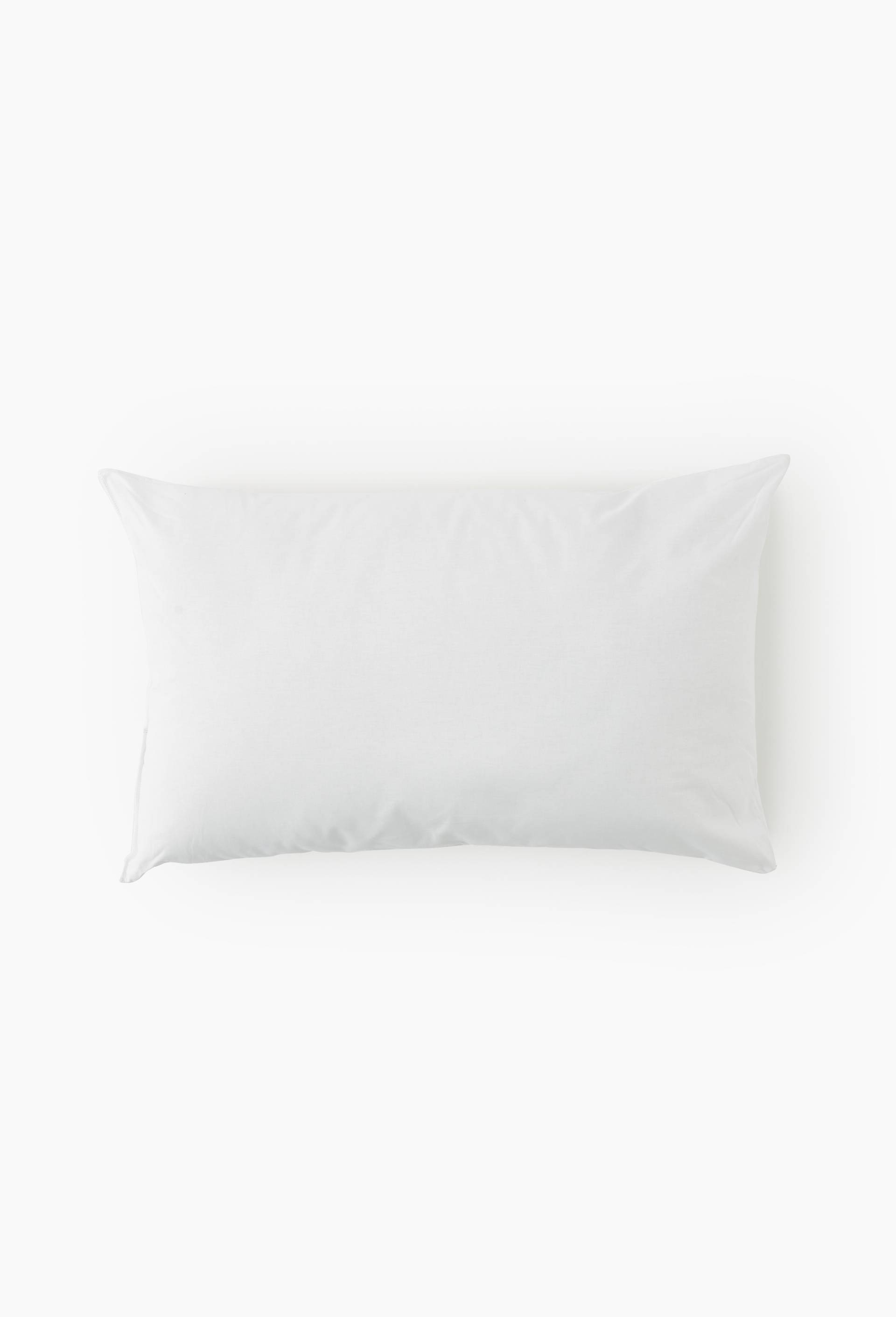 Oreiller carr&eacute;, 45x70cm, enveloppe 100% coton, Blanc, large image number 0.0