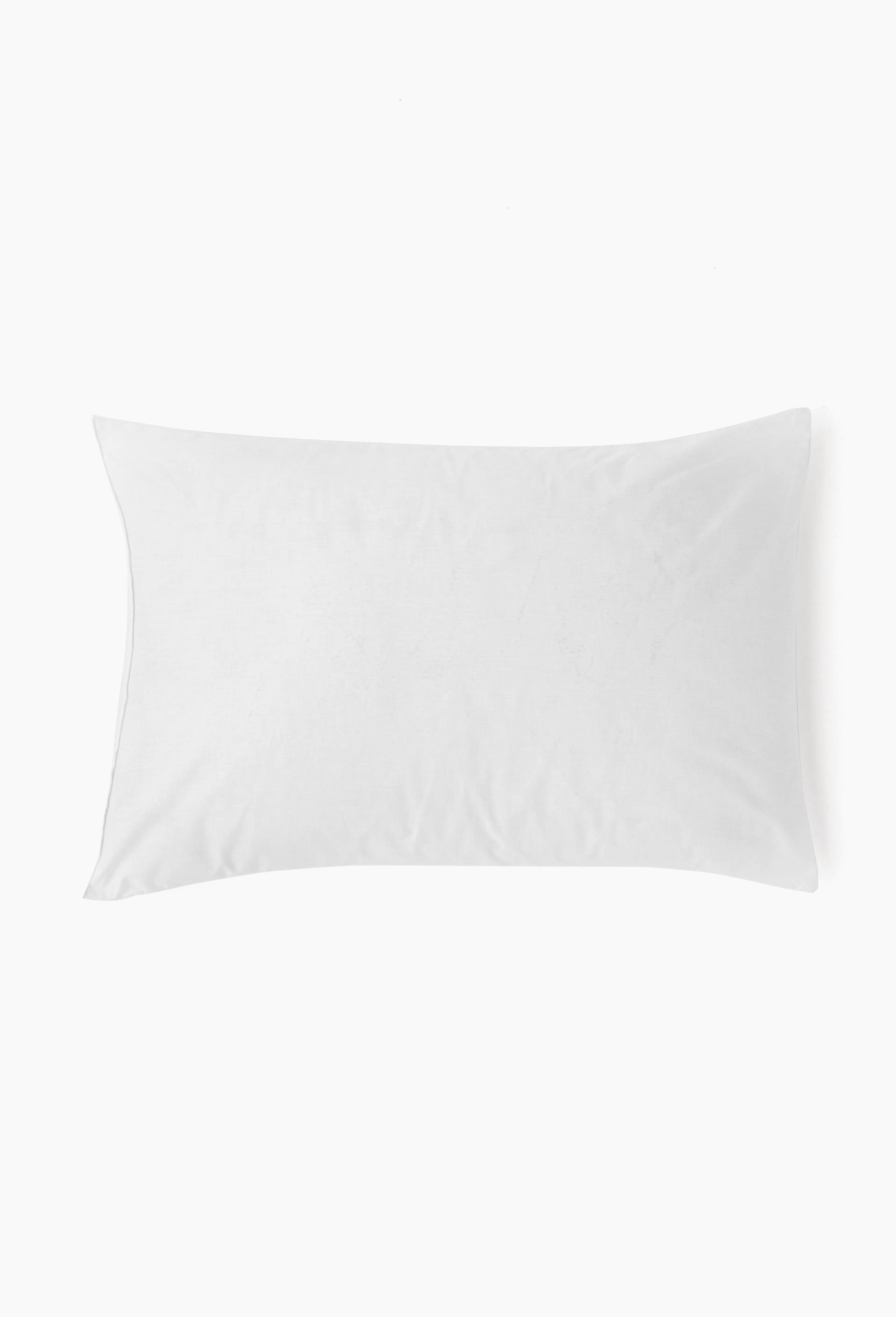 Oreiller carr&eacute;, 45x70cm, enveloppe 100% coton, Blanc, large image number 0.0