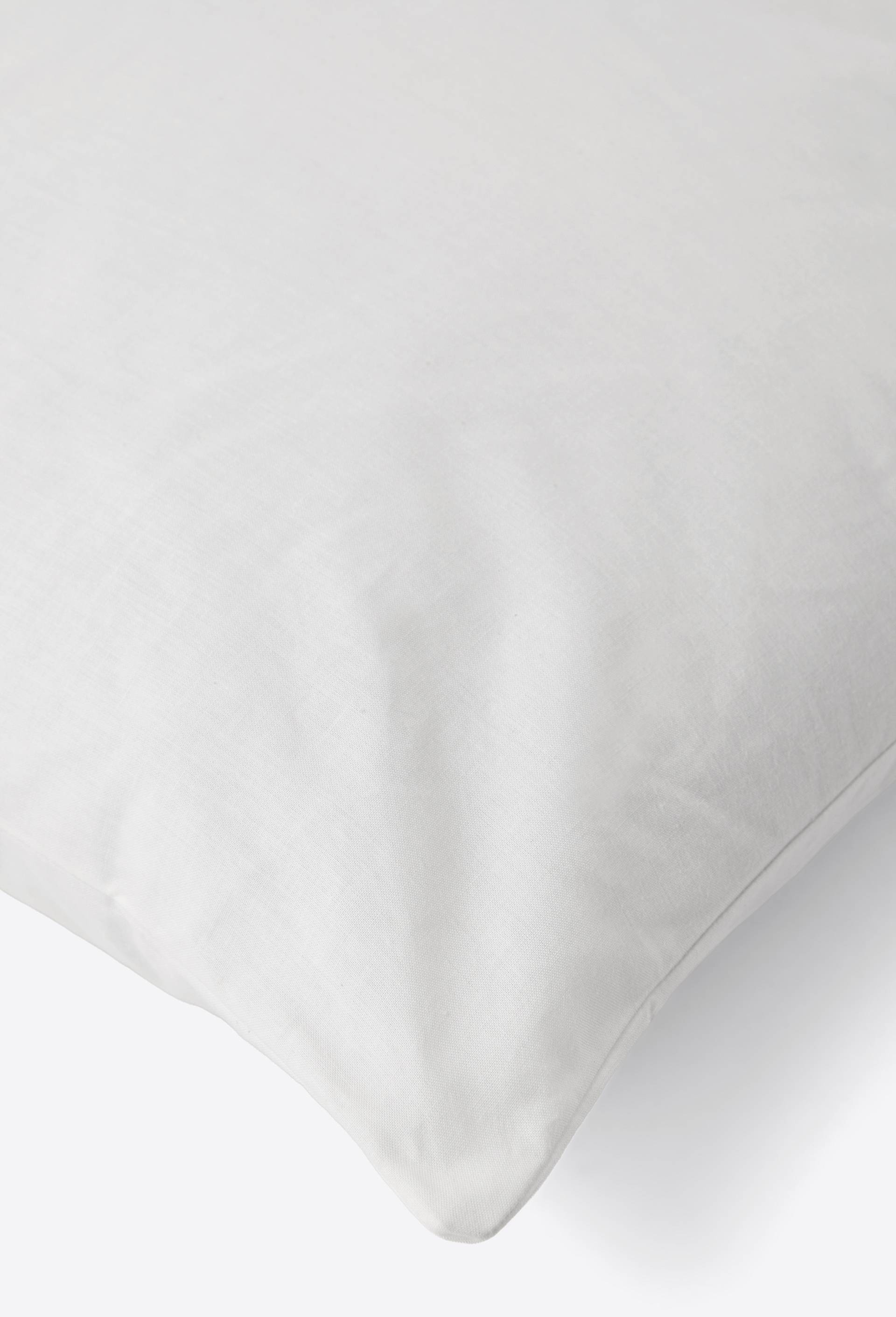 Oreiller carr&eacute;, 45x70cm, enveloppe 100% coton, Blanc, large image number 1.0