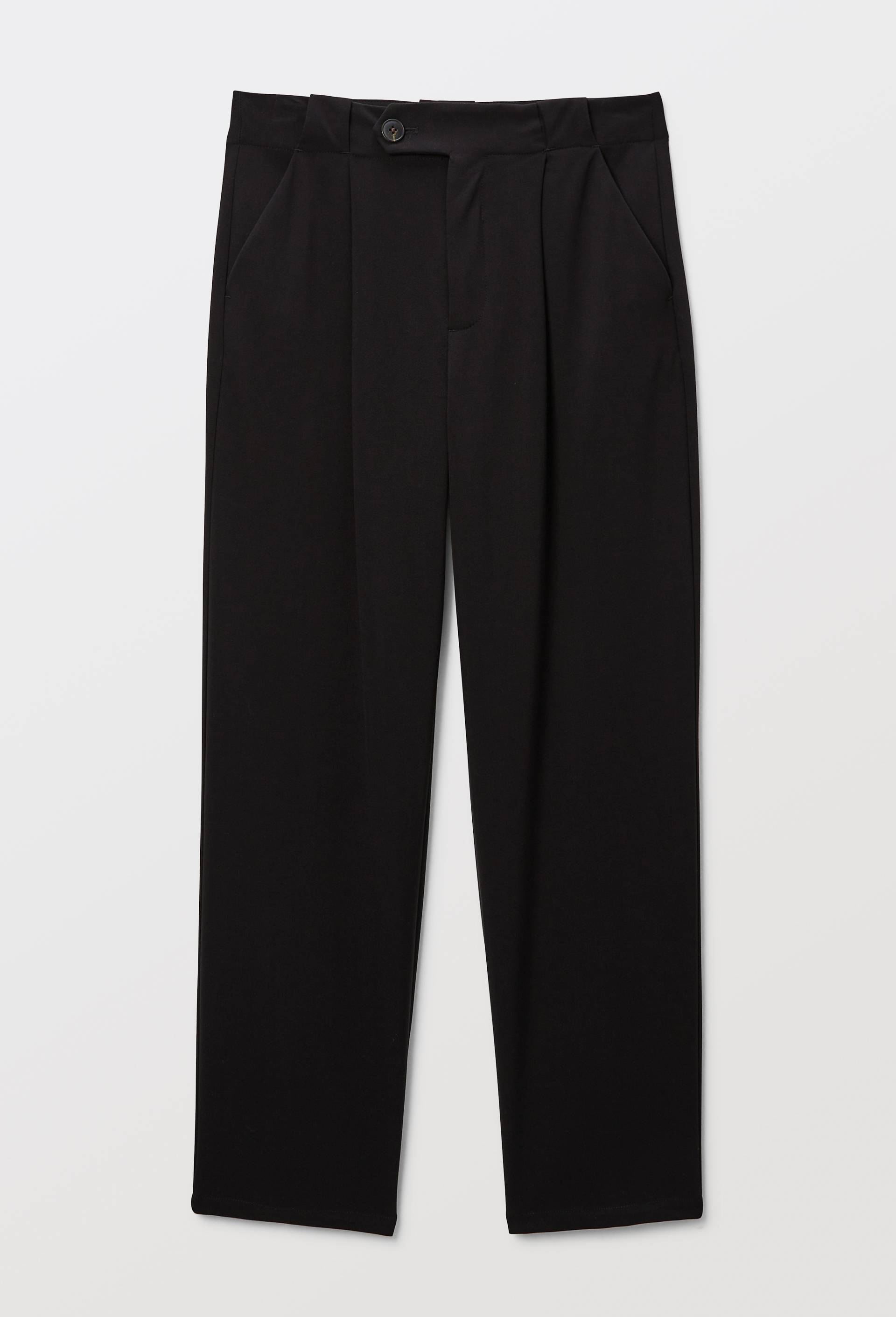 Pantalon droit taille haute, Noir, large image number 2
