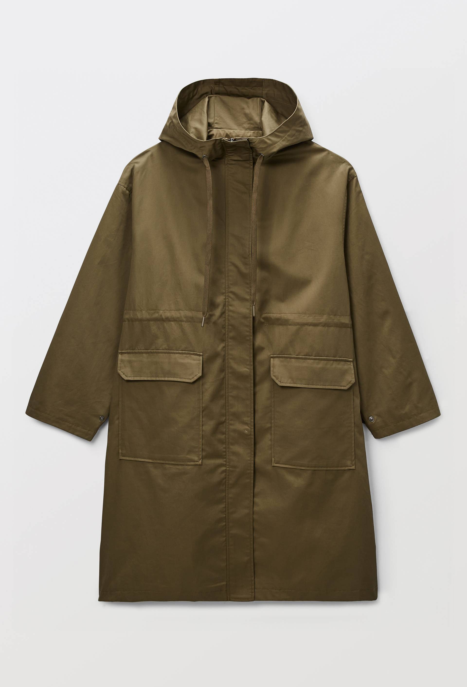 Parka fine &agrave; capuche, Vert fonc&eacute;, large image number 2.0