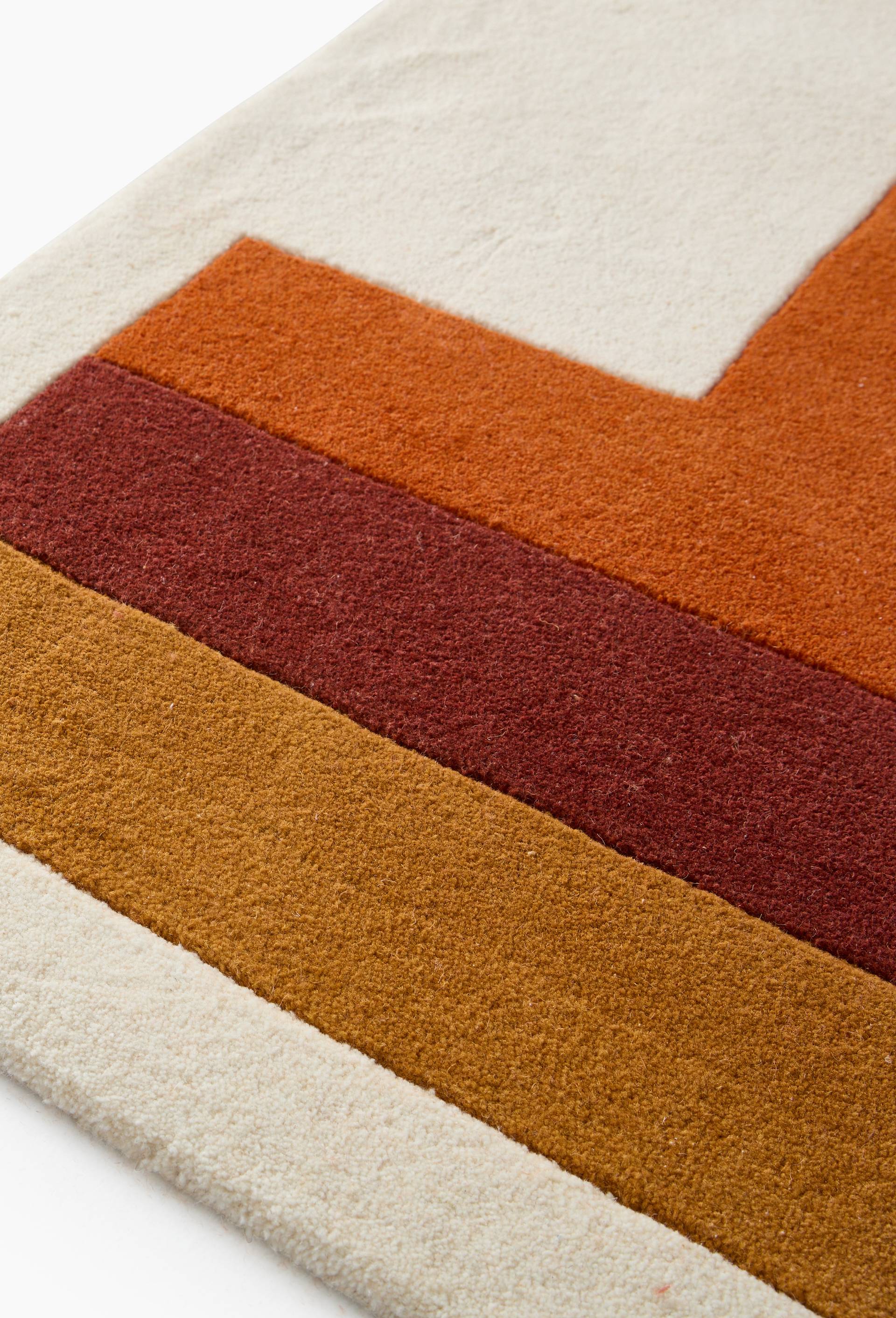 Tapis tuft&eacute; ovale, 100% laine, Multicolore, large image number 3