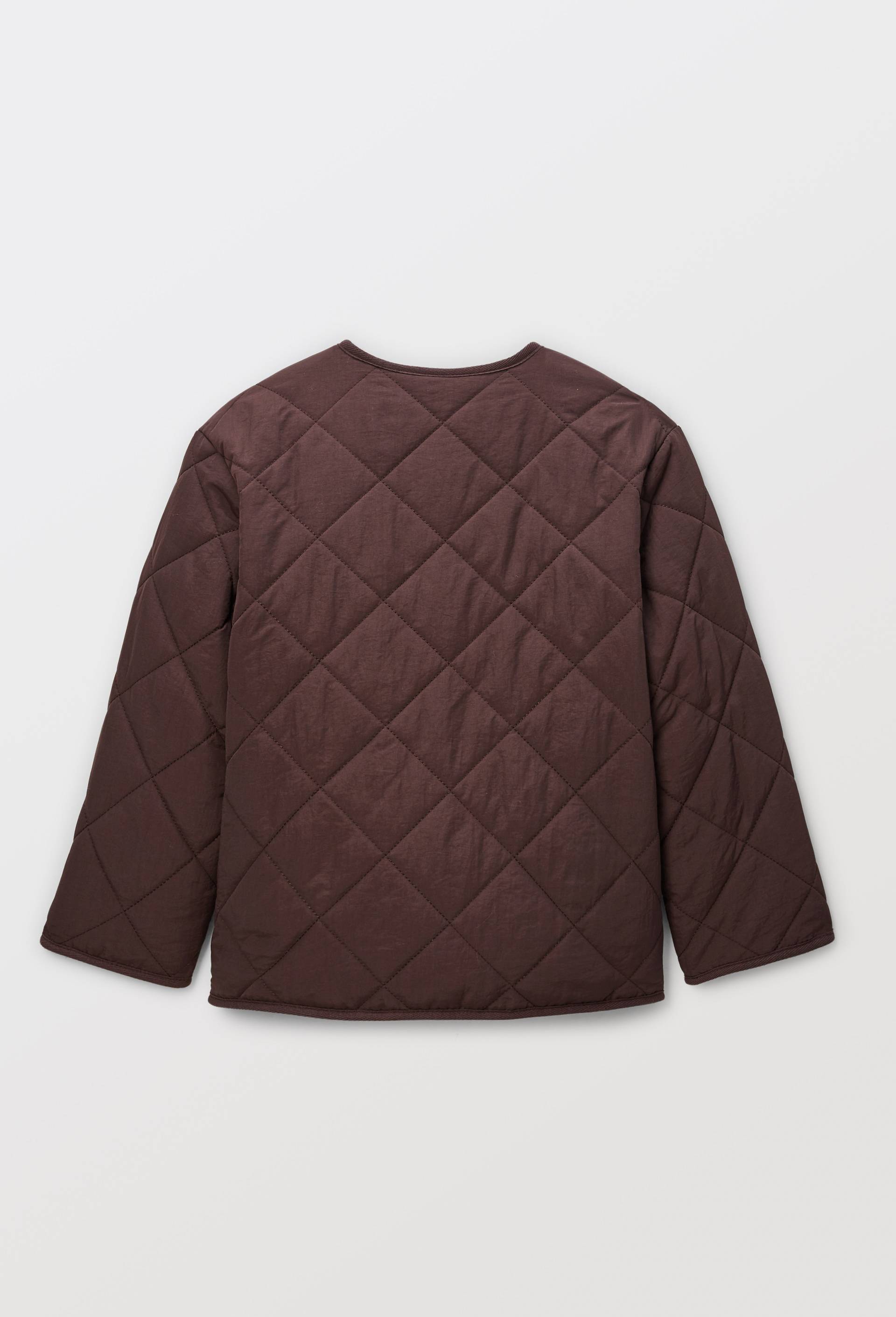 Veste r&eacute;versible quilt&eacute;e doubl&eacute;e sherpa, Or, large image number 1