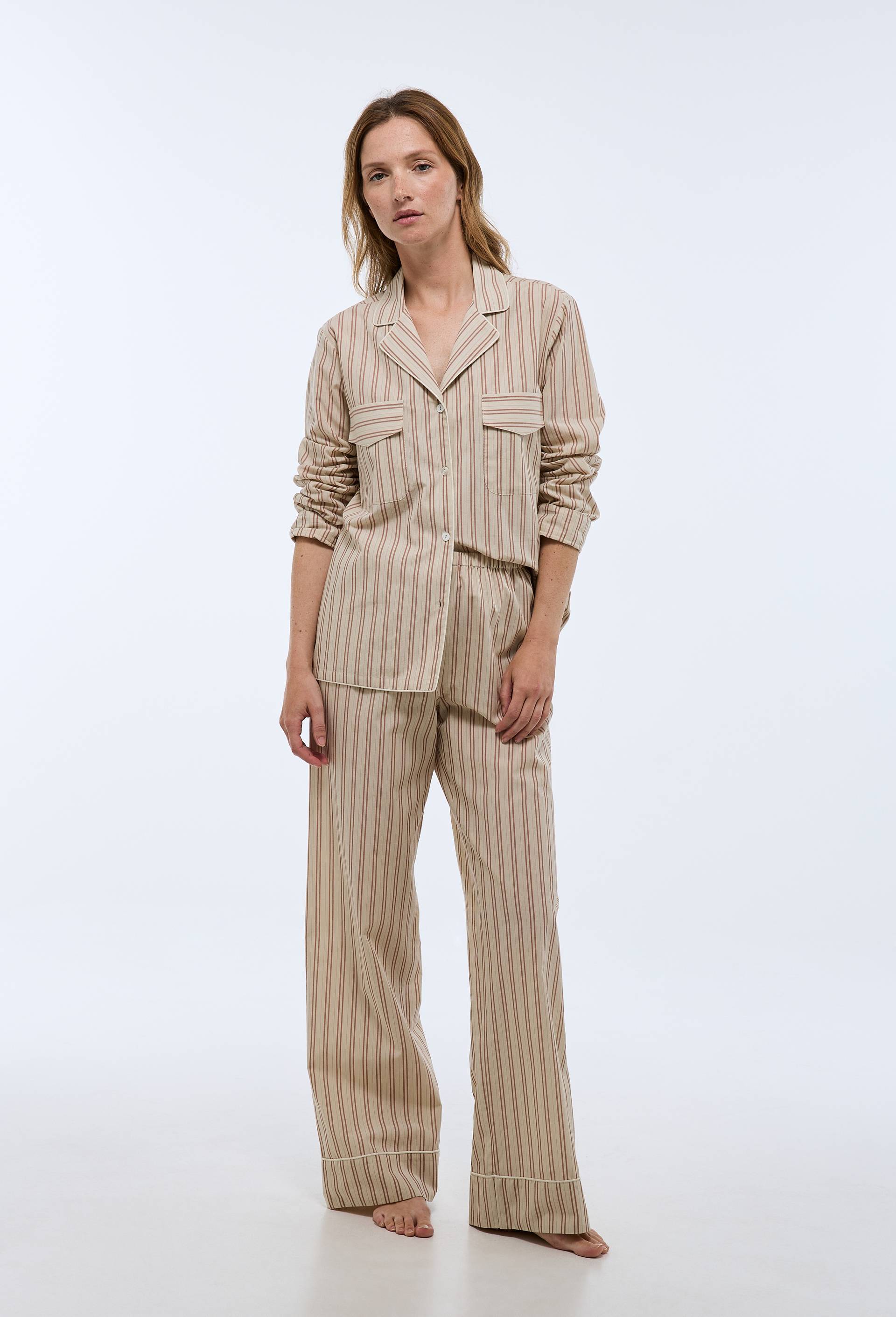 Pyjama rayé en coton bio GOTS - MONOPRIX - Modalova