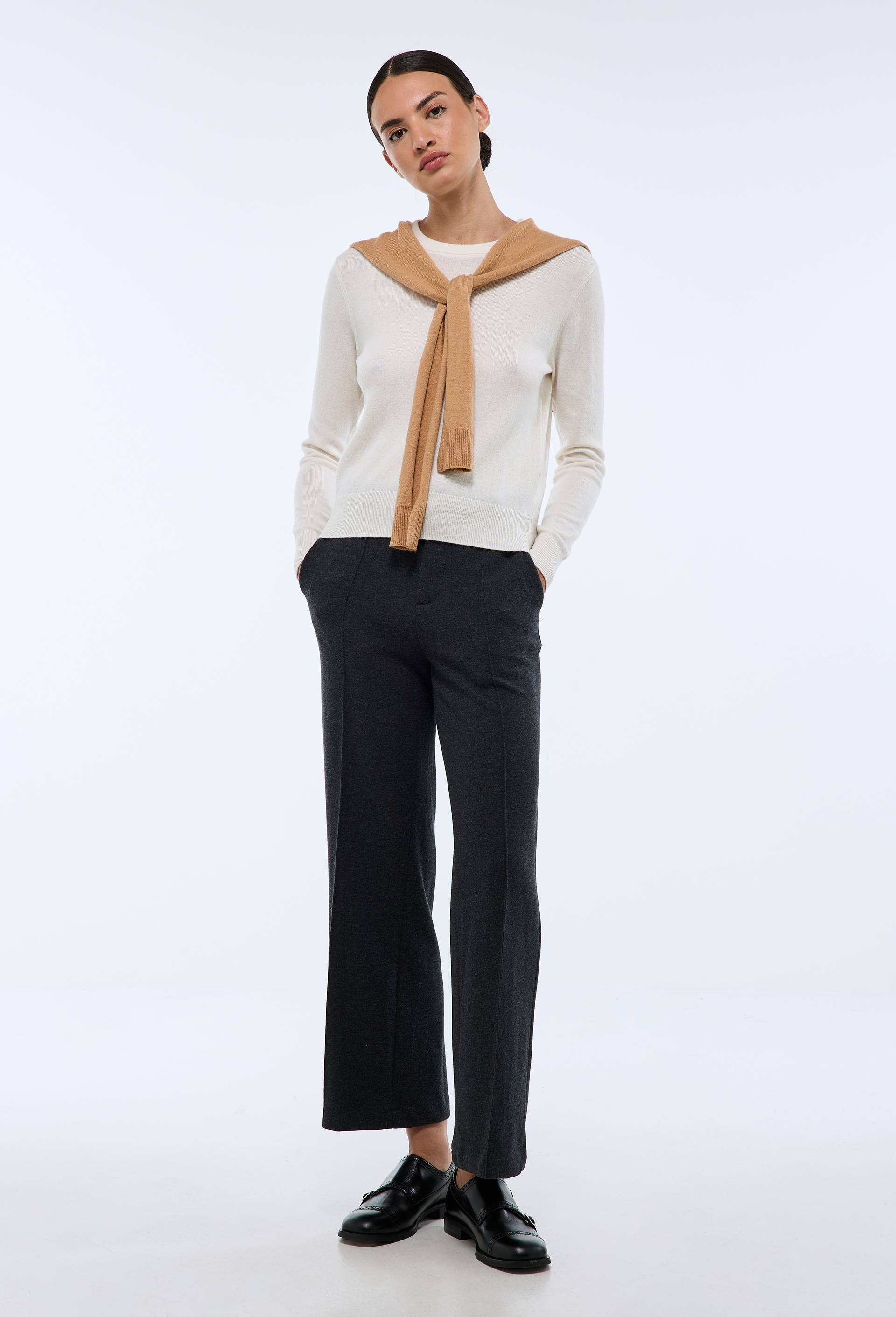 Pantalon large en milano - MONOPRIX - Modalova