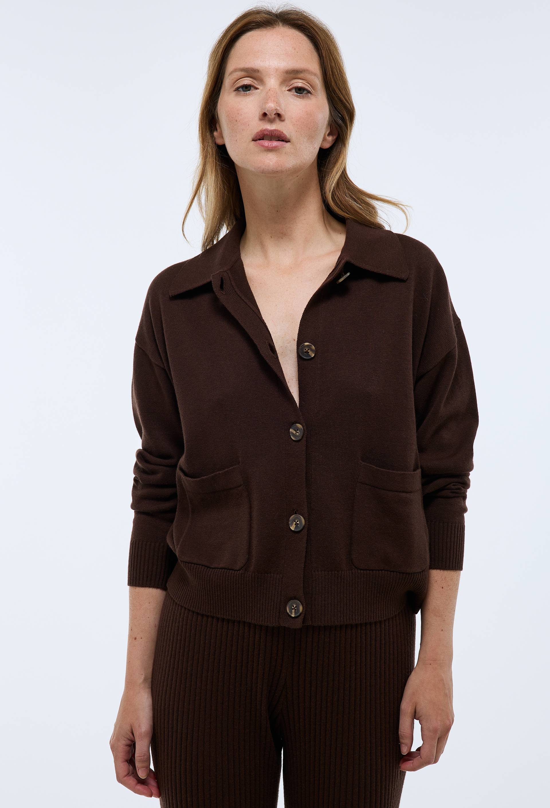 Gilet uni en coton et cachemire - MONOPRIX - Modalova
