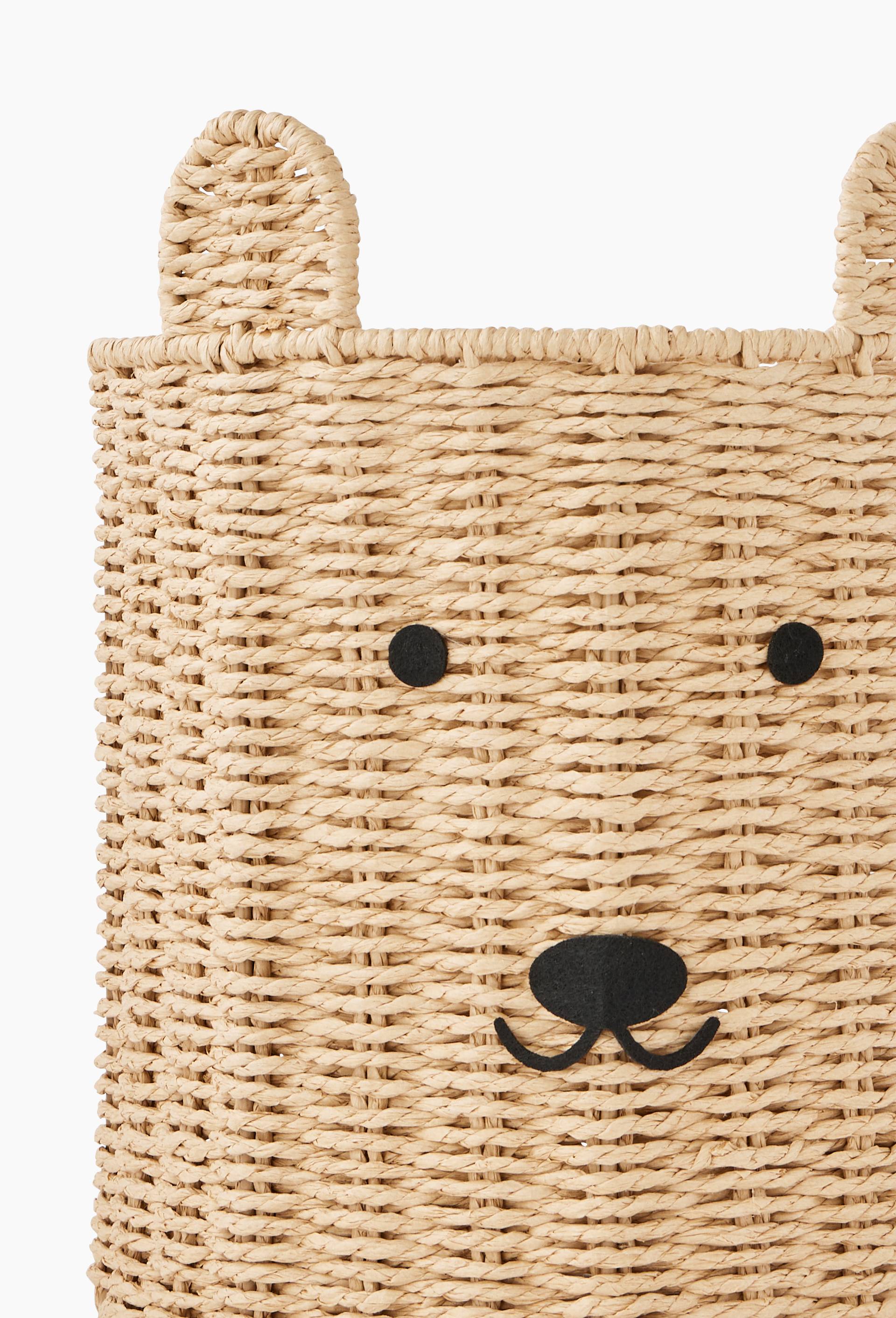 Panier ours en papier, Beige clair, large image number 3