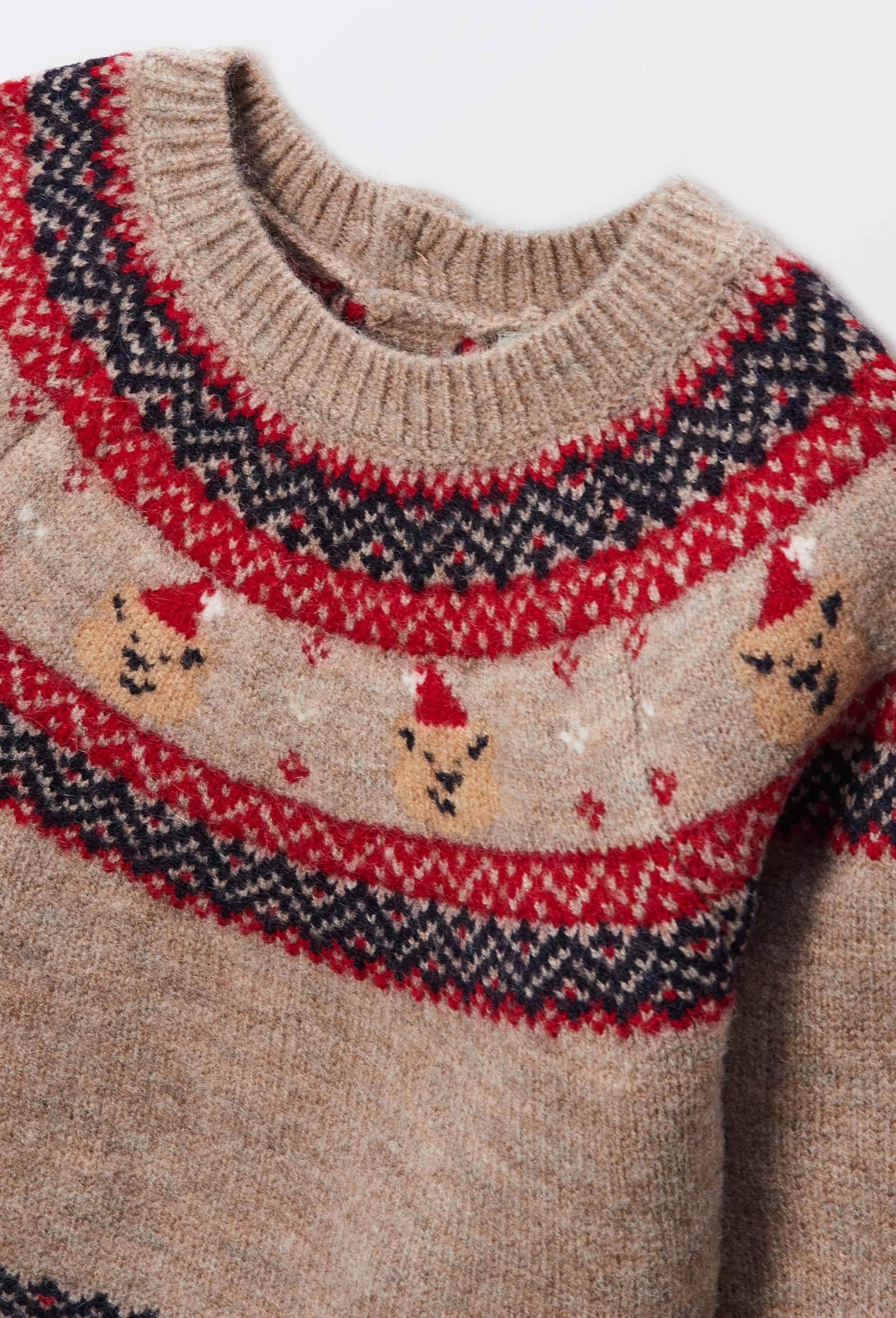 Pull jacquard, Beige, large image number 2.0