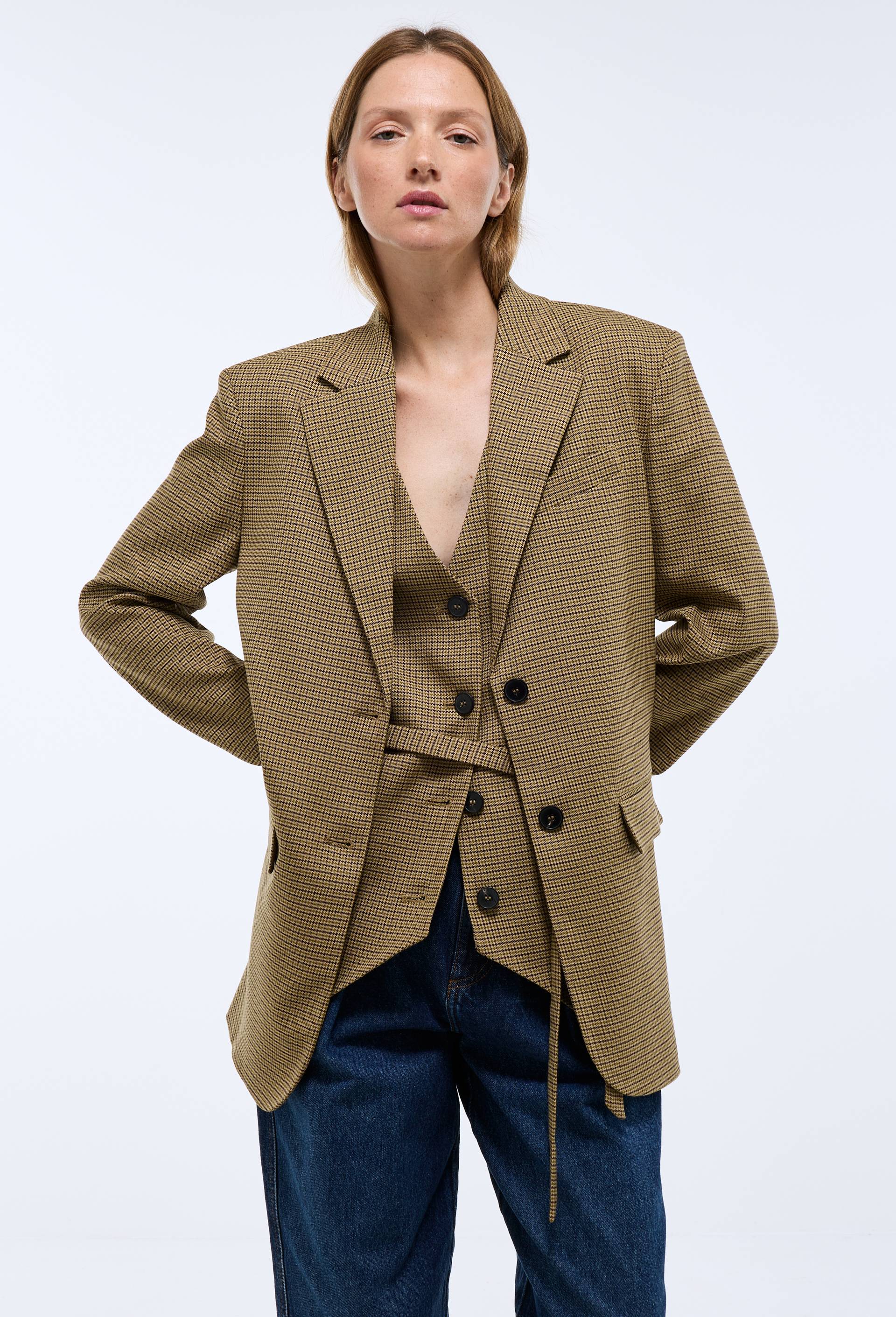 Veste blazer, Beige, large image number 1