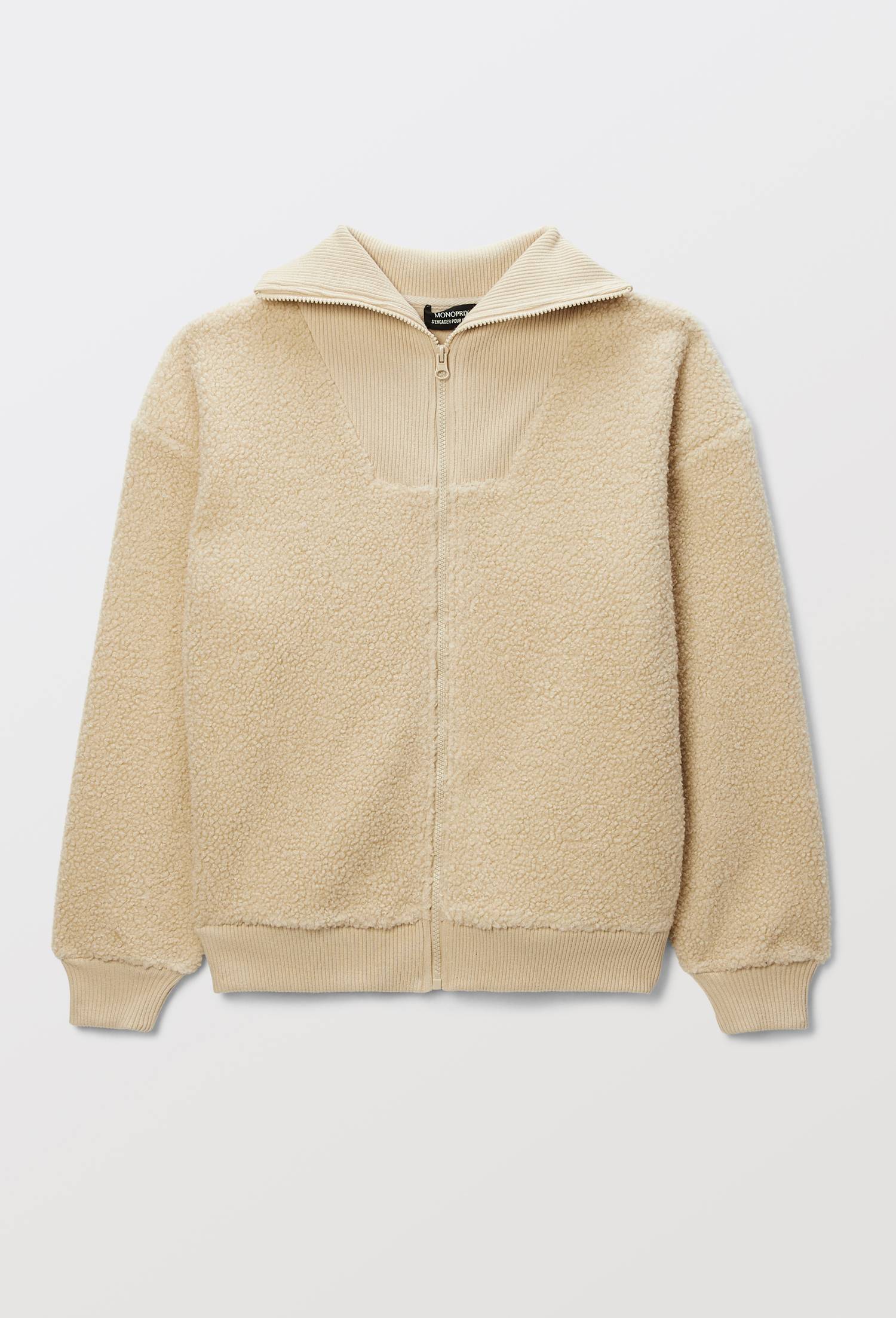 Sweat-shirt Orvis pour femme avec doublure en sherpa, rose, col Sweat-shirt Orvis pour femme avec doublure en sherpa, rose, col