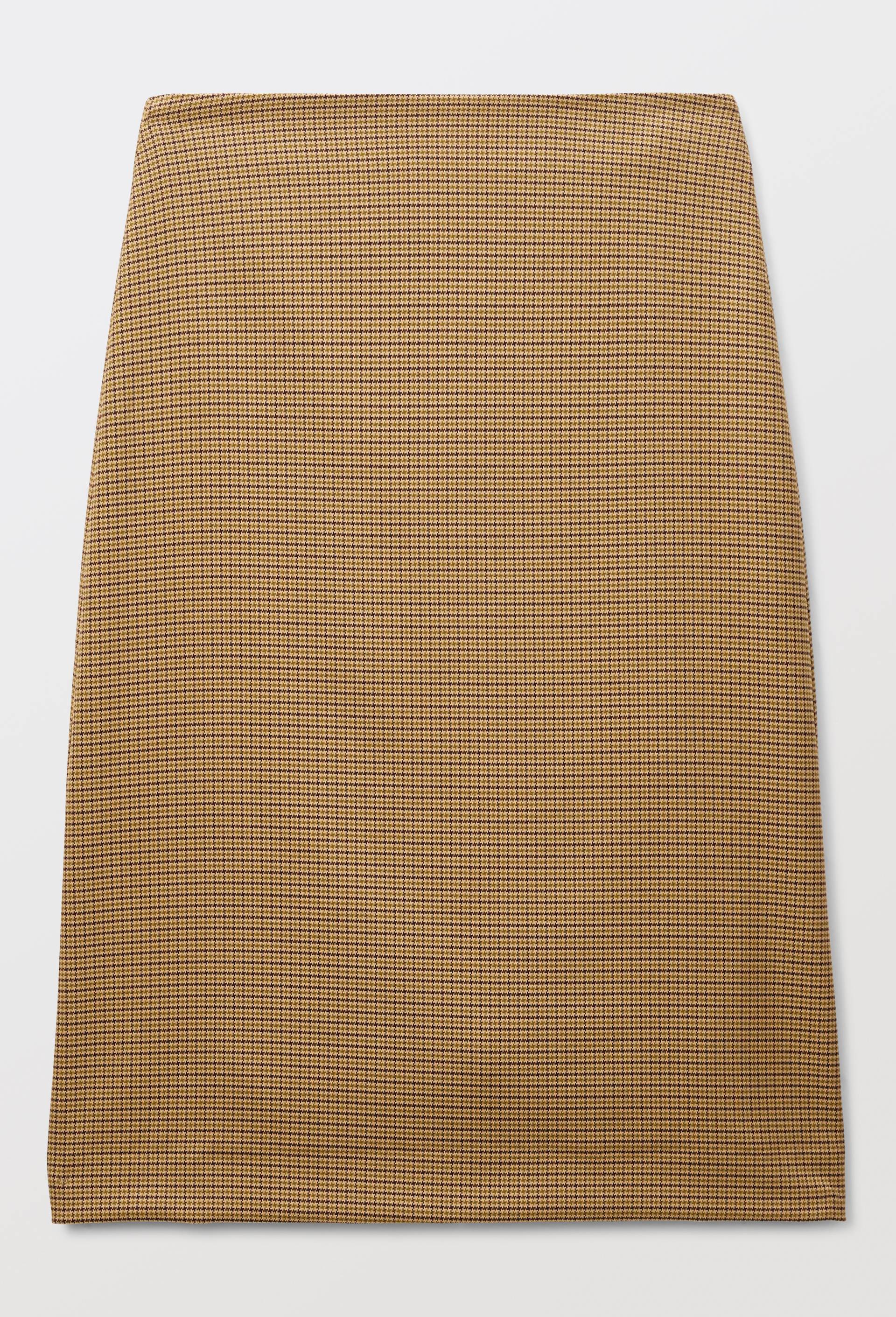 Jupe midi &agrave; carreaux, Beige, large image number 2