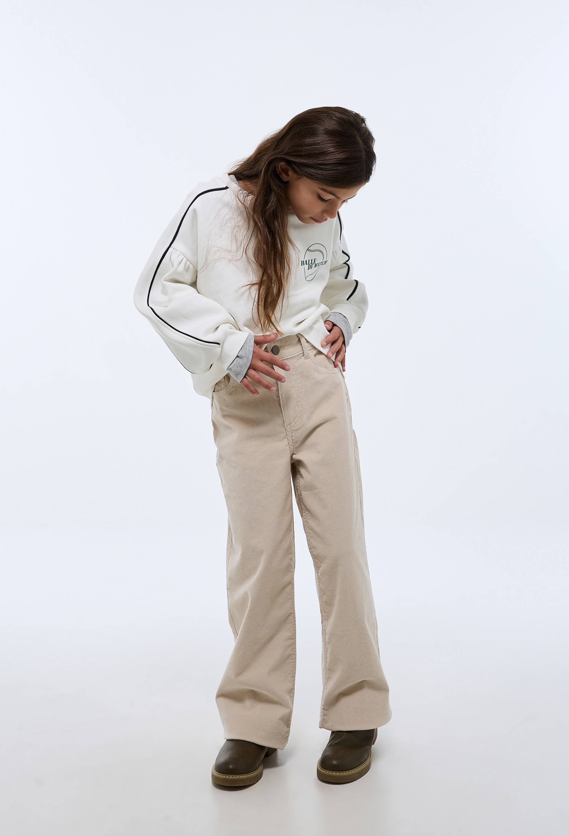 Jean large, Beige clair, large image number 1