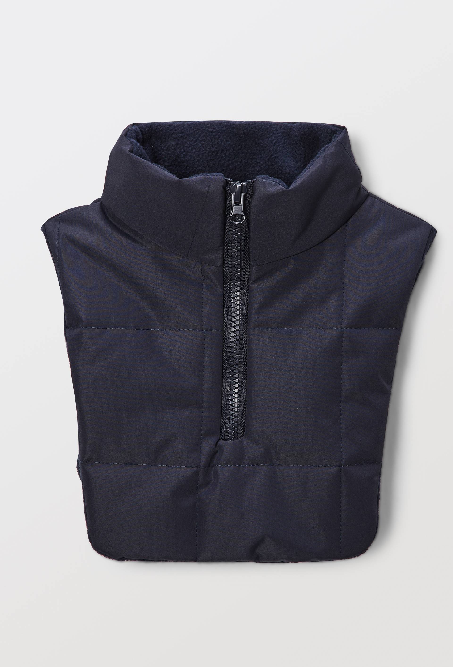 Plastron uni, Bleu fonc&eacute;, large image number 0