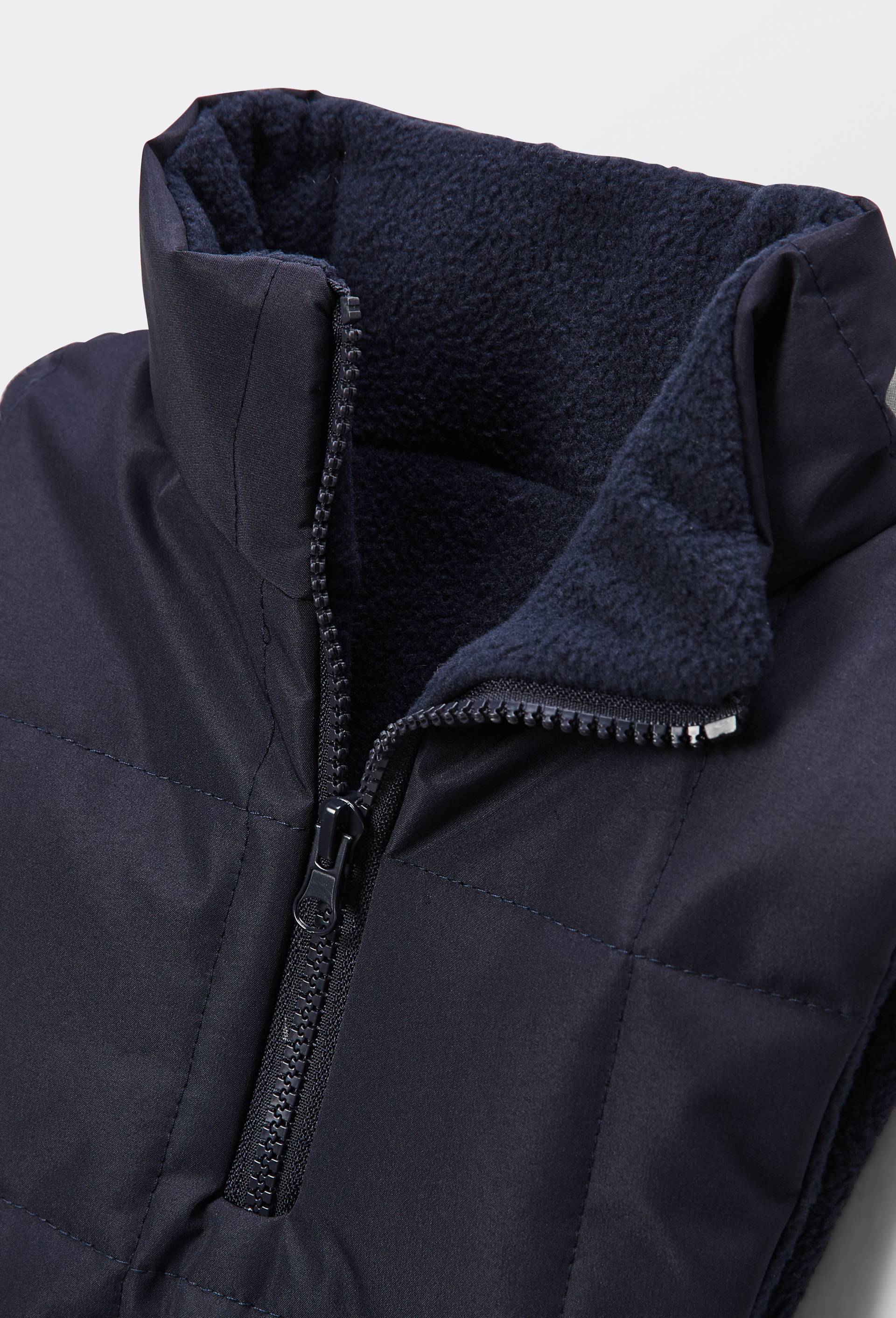Plastron uni, Bleu fonc&eacute;, large image number 2