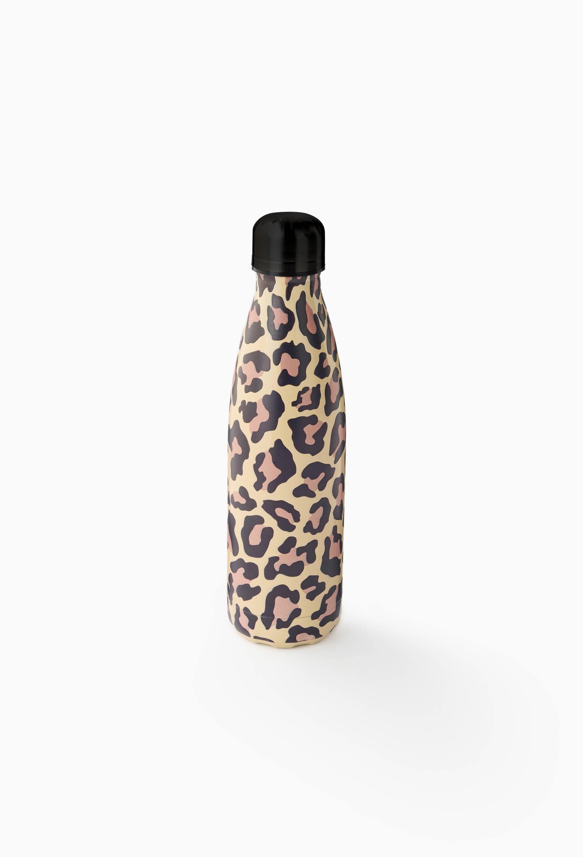 Bouteille isotherme finition imprim&eacute;e, 500ml, Ecru, large image number 0