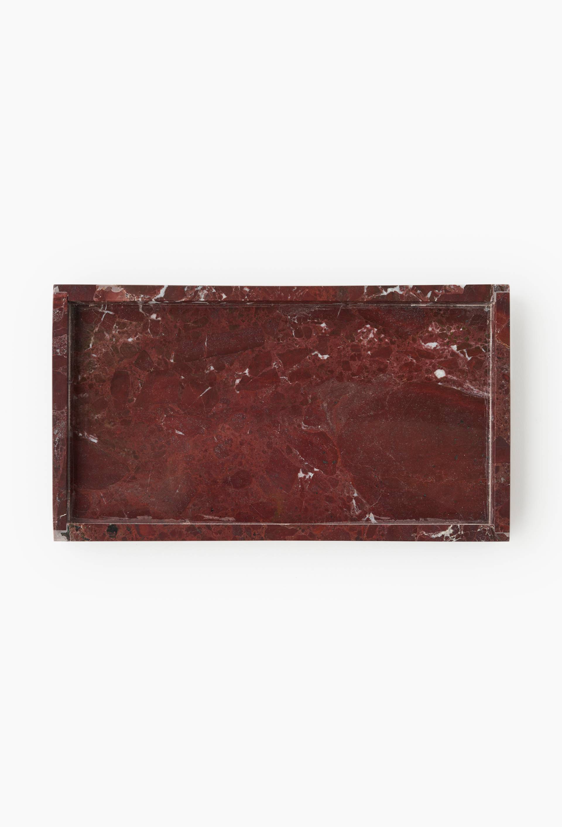 Plateau rectangle, 27X15X2cm, en marbre