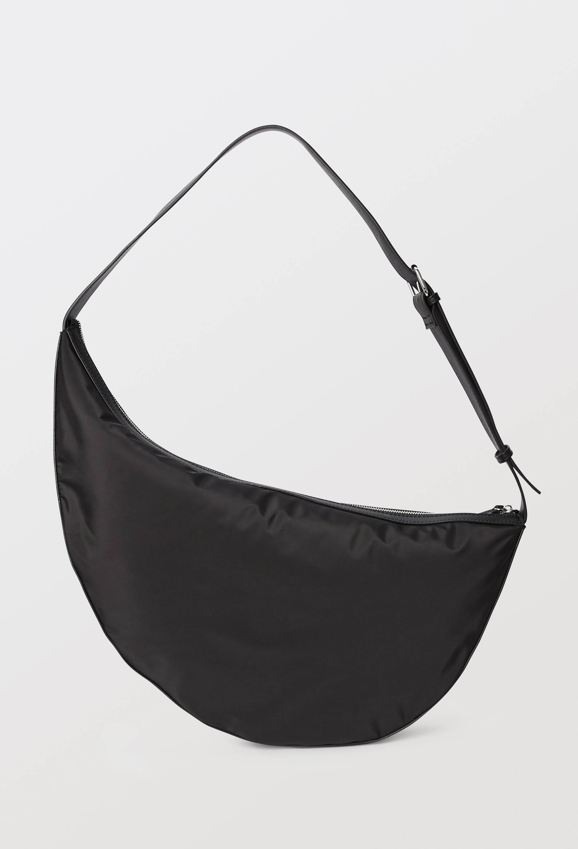 Sac asym&eacute;trique port&eacute; travers, Noir, large image number 1