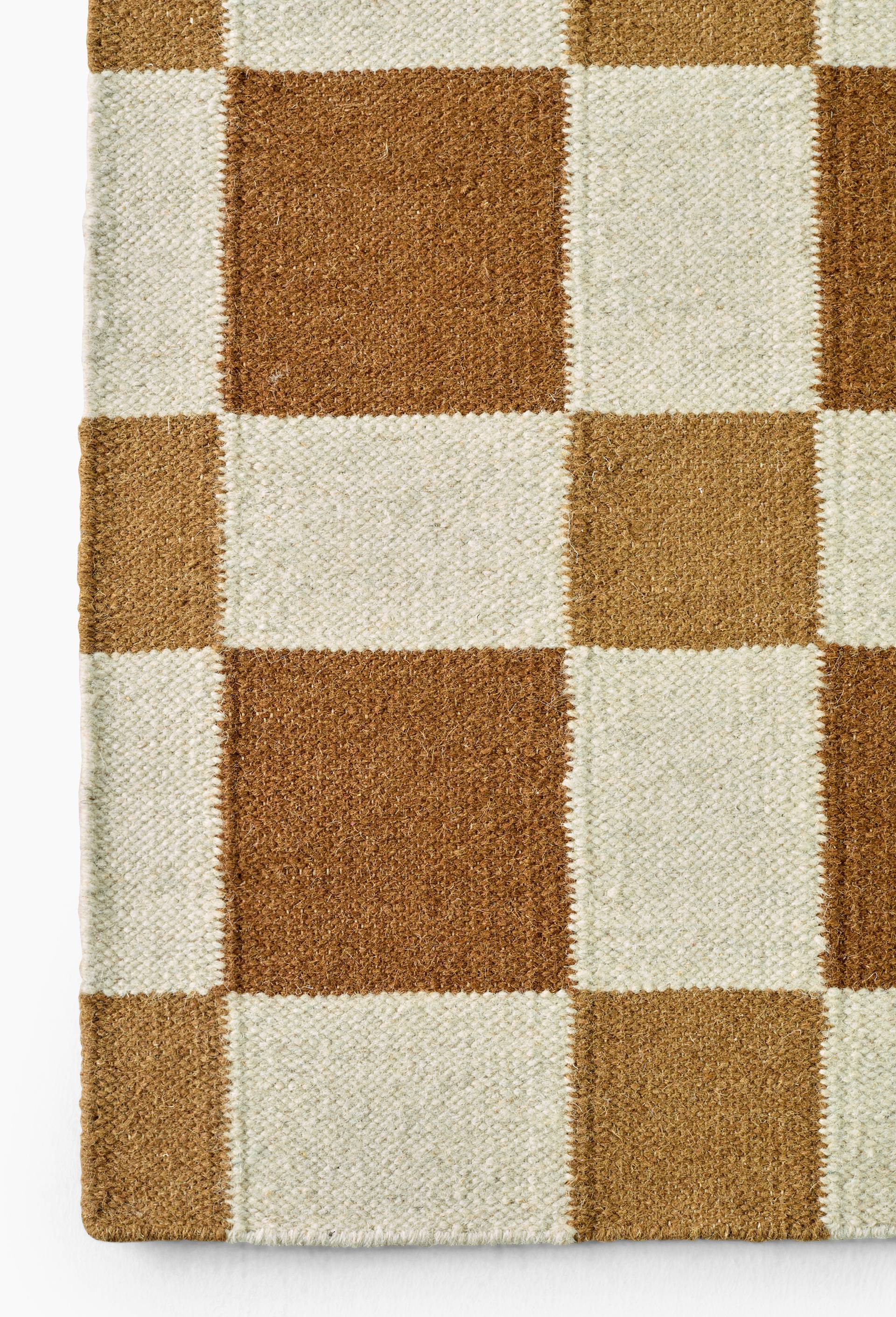 Tapis coton-laine, 160x90cm, Beige clair, large image number 2.0