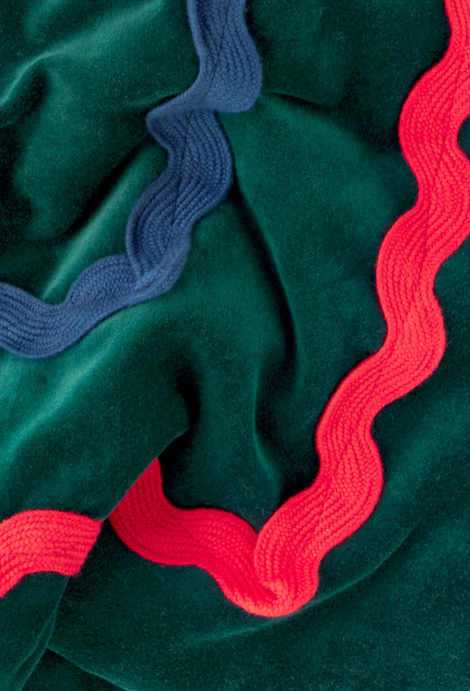 Boutis en coton 150X200cm - LA VESTE X MONOPRIX, Vert fonc&eacute;, large image number 2