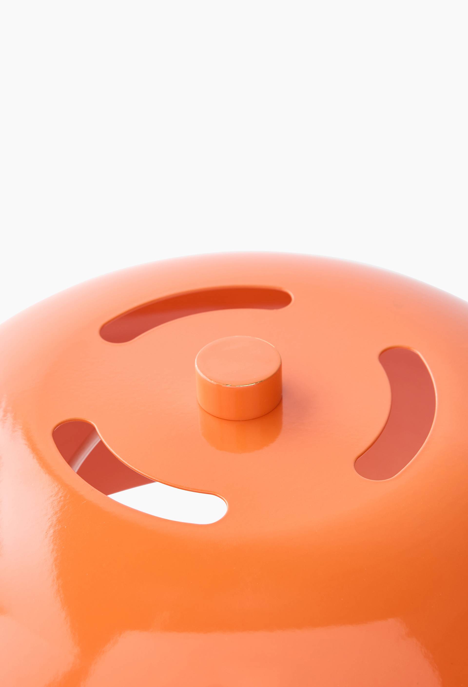 Lampe, 20xH36,5cm, en m&eacute;tal, Orange, large image number 1