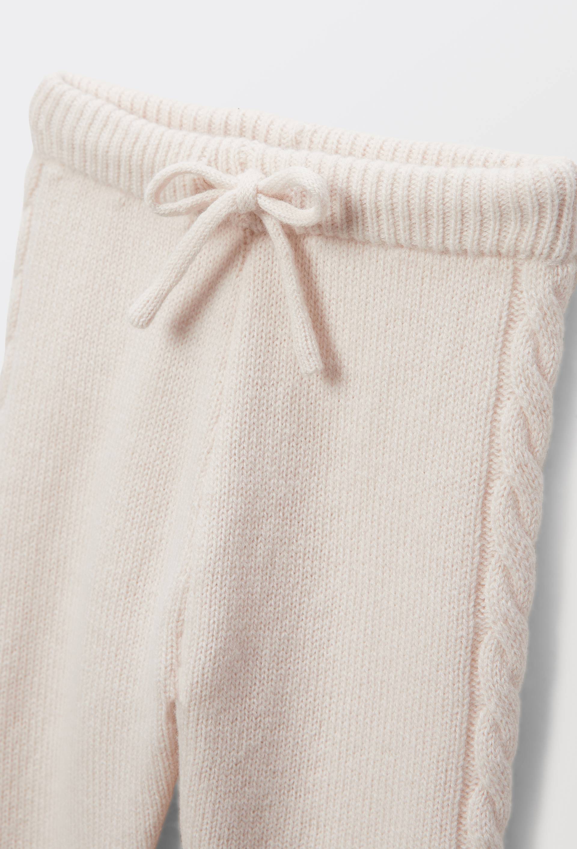 Ensemble pull et pantalon en tricot contenant de la laine, Beige clair, large image number 3