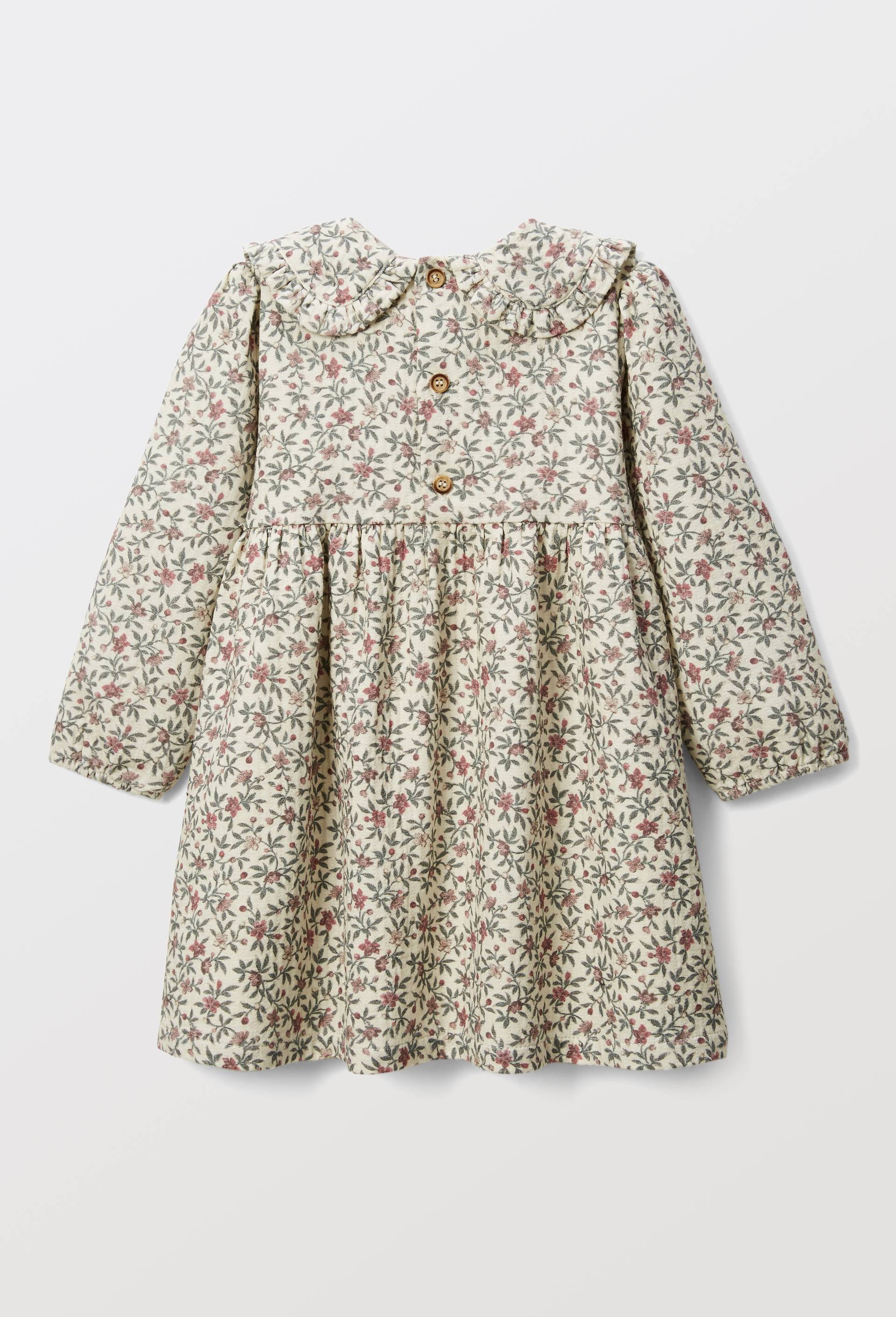 Robe imprim&eacute;e en coton, Beige clair, large image number 1