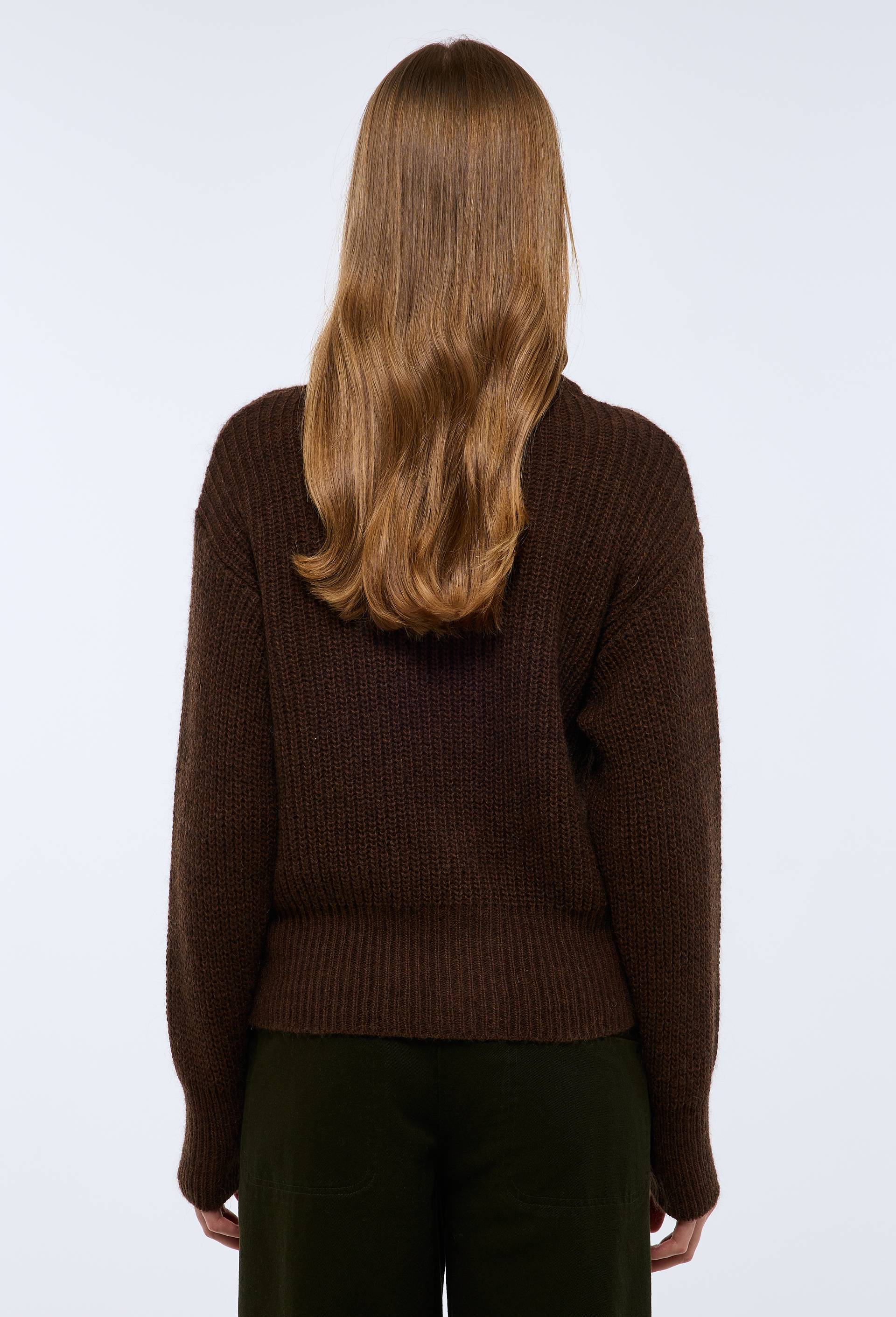 Cardigan manches longues, Brun, large image number 2.0