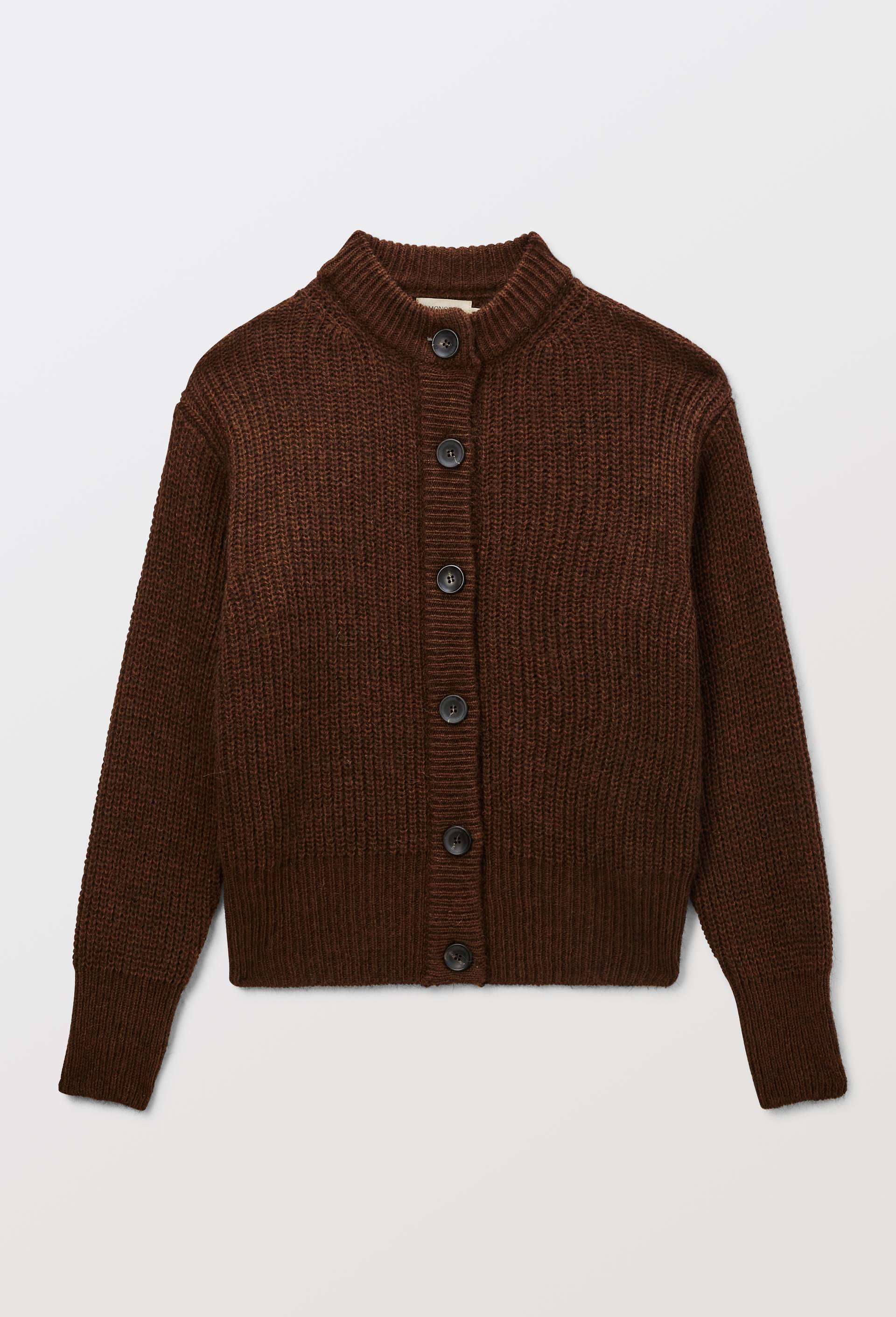 Cardigan manches longues, Brun, large image number 3.0