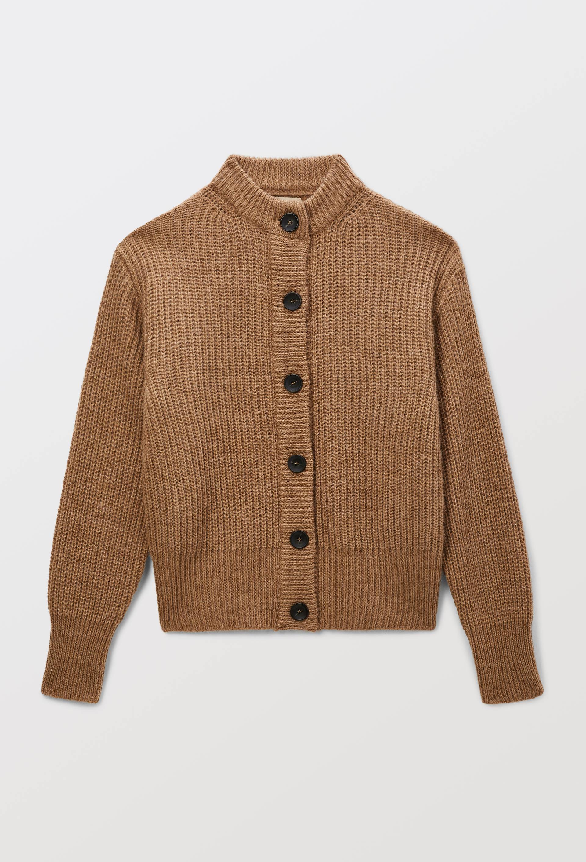 Cardigan manches longues, Beige, large image number 2