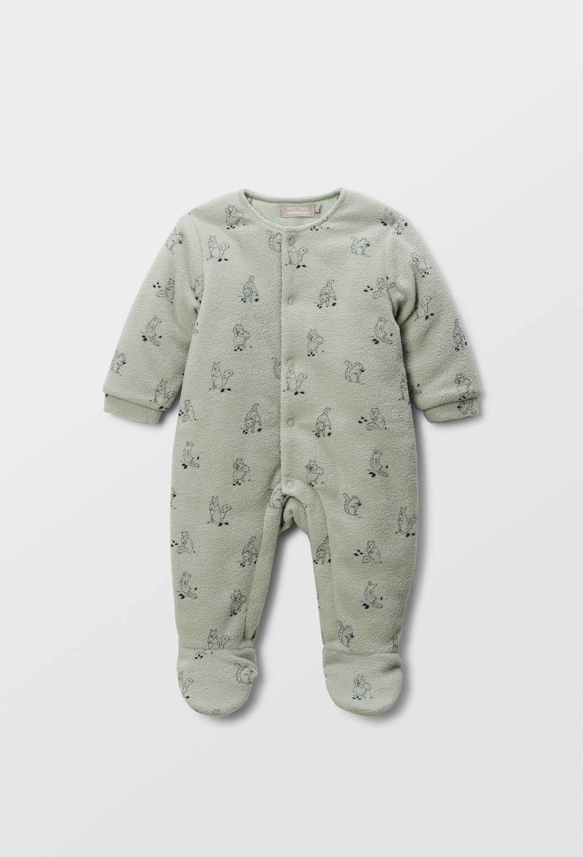 Surpyjama long imprim&eacute;, Vert clair, large image number 0.0